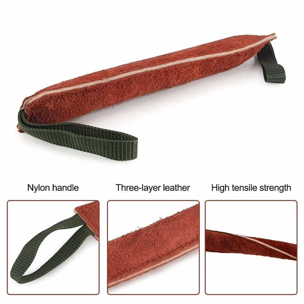 DONGKER Manicotto per Cani,20/30/40cm Giocattolo Salsicciotto per Cane con Maniglie per Addestramento e Gioco Interattivo di Cani di Piccolo Medio e Grande