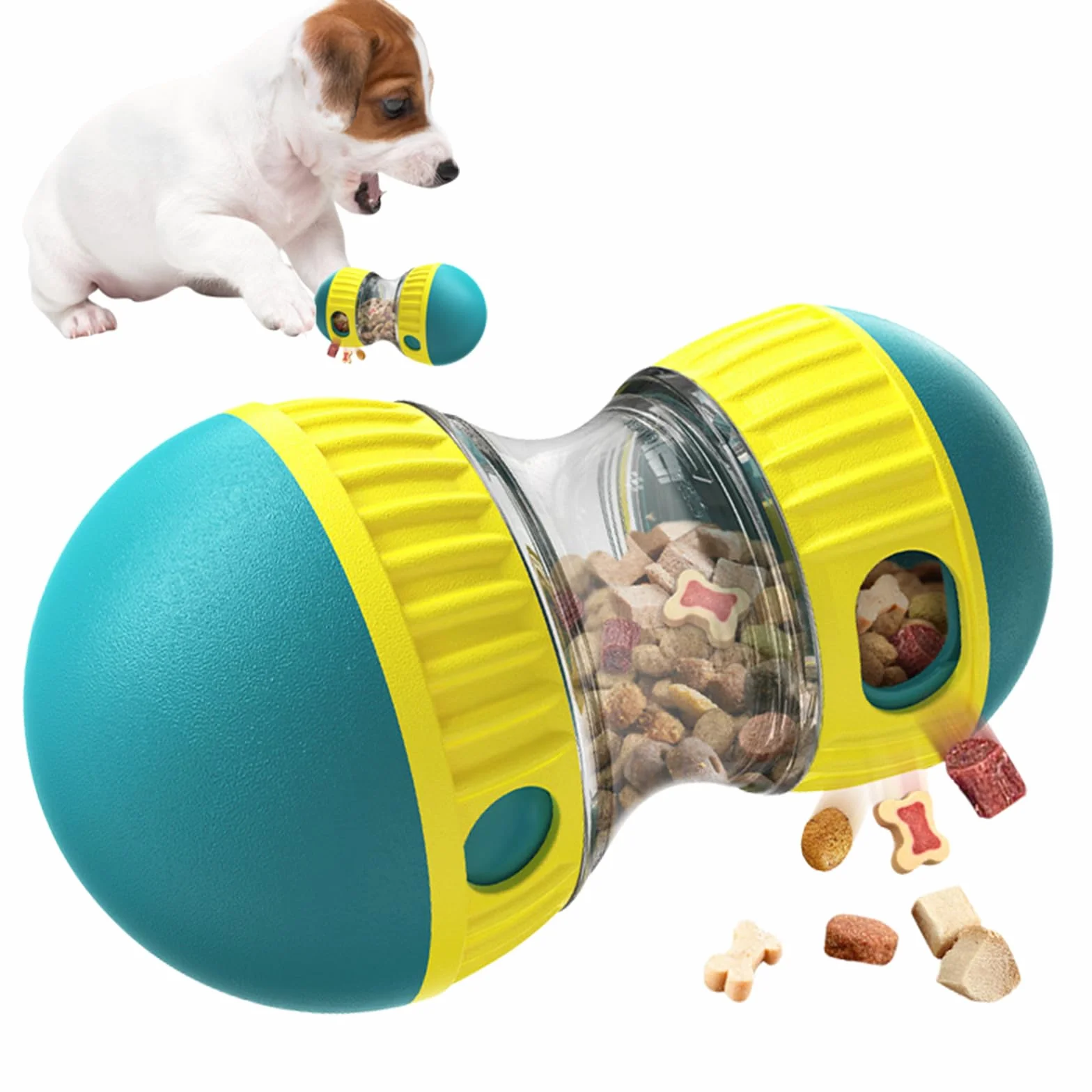 MeoZynxadril Giocattolo Interattivo per Cani, Intrattenimento e Alimentazione Lenta, Intelligenza, per Razze Piccole, Medie e Grandi
