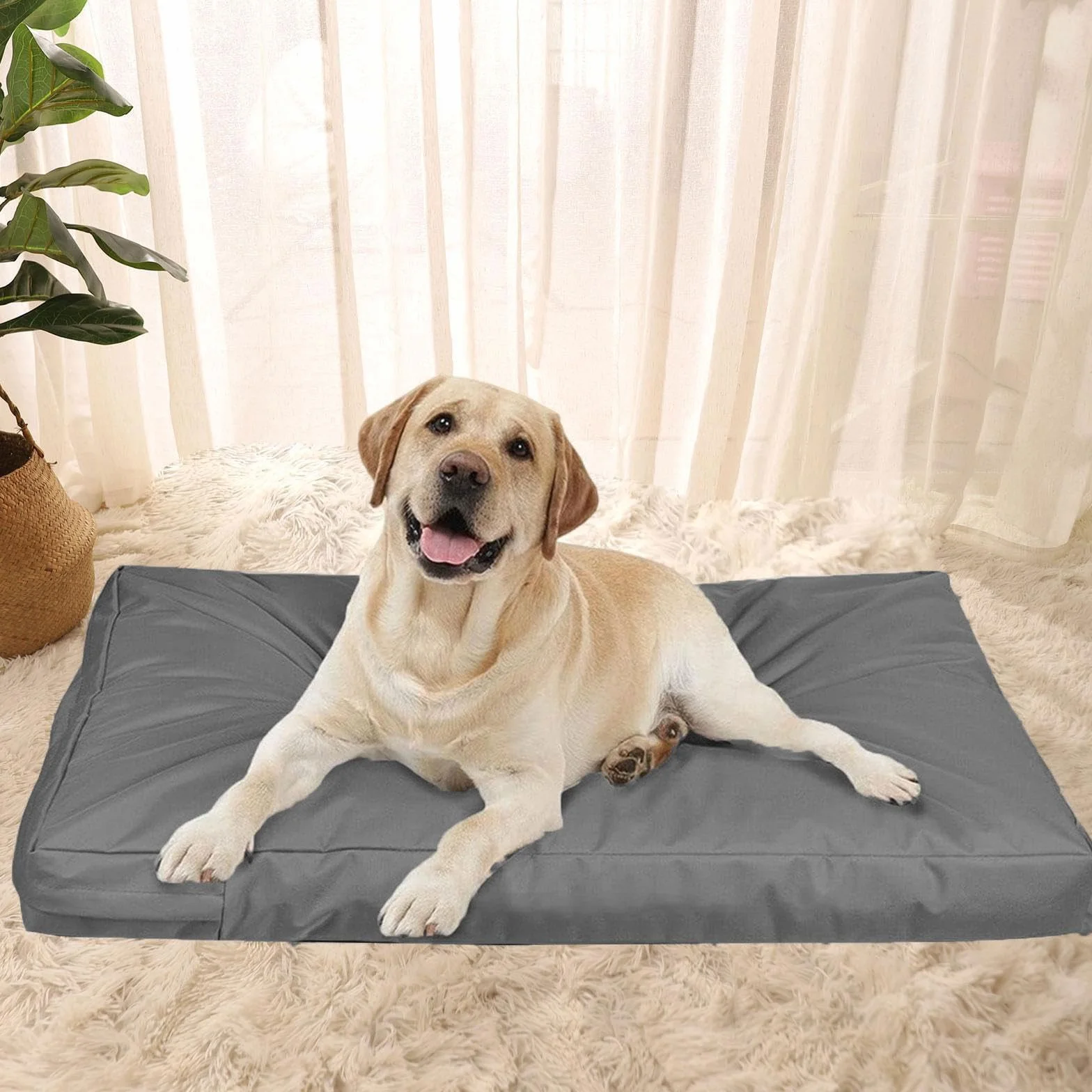 Lenzuolo di Ricambio per Fodera per Cuccia per Cani, Protezione Lavabile, Fodera per Cuccia per Cani per Esterni, Campeggio, Interni, Picnic, 76 Cm X 51 Cm X 10