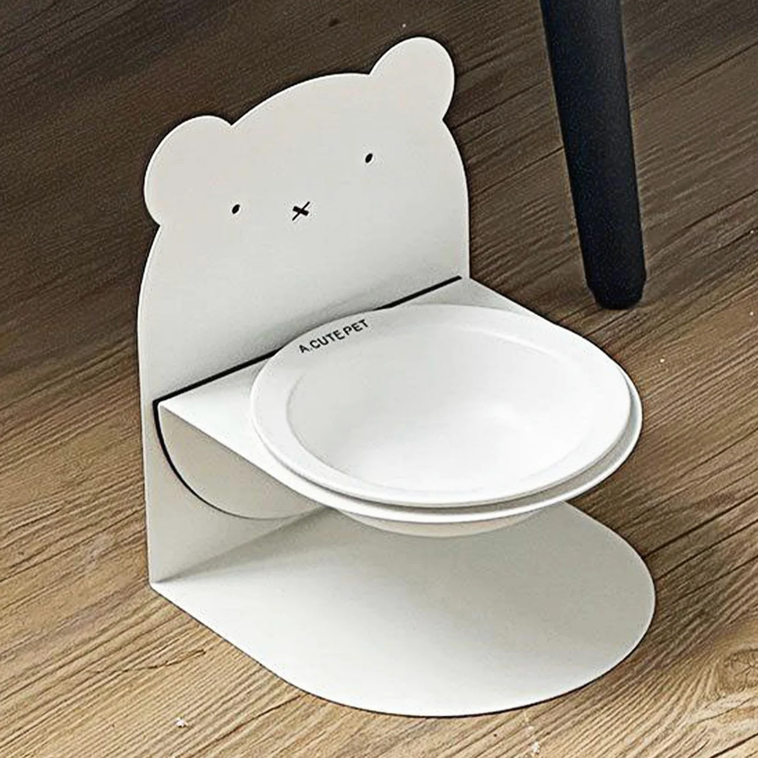 Mangiatoia per alimenti più lenta – Piatto inclinato in ceramica a prova di fuoriuscite per mangiare sano, prevenendo mangiare velocemente e soffocare con design anti-trabocco, per razze piccole