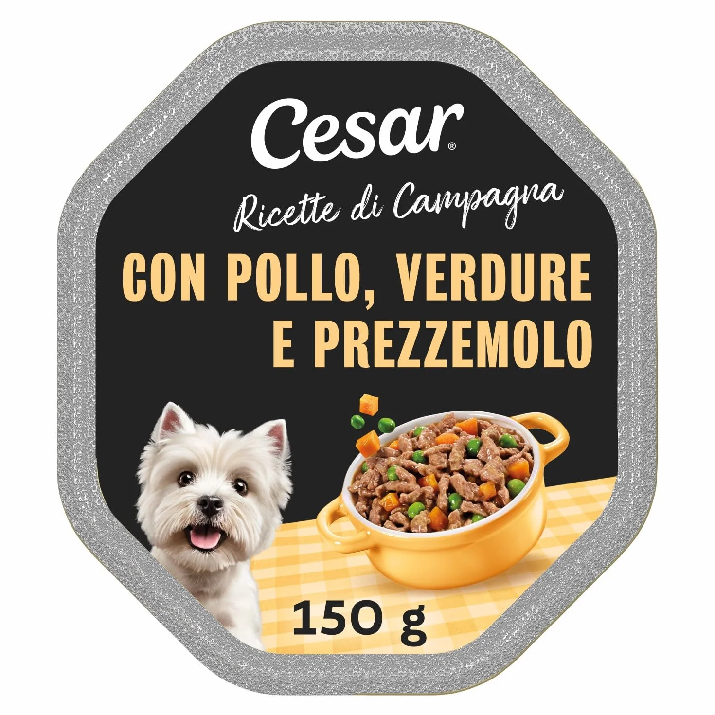 Cesar Ricette di Campagna con Pollo e Misto di Verdurine 14 Vaschette