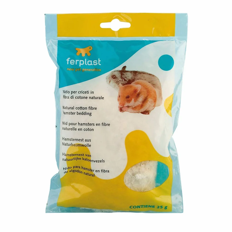Ferplast Accessori roditori Ferplast FPU 4630 nido in fibra cotone naturale criceti
