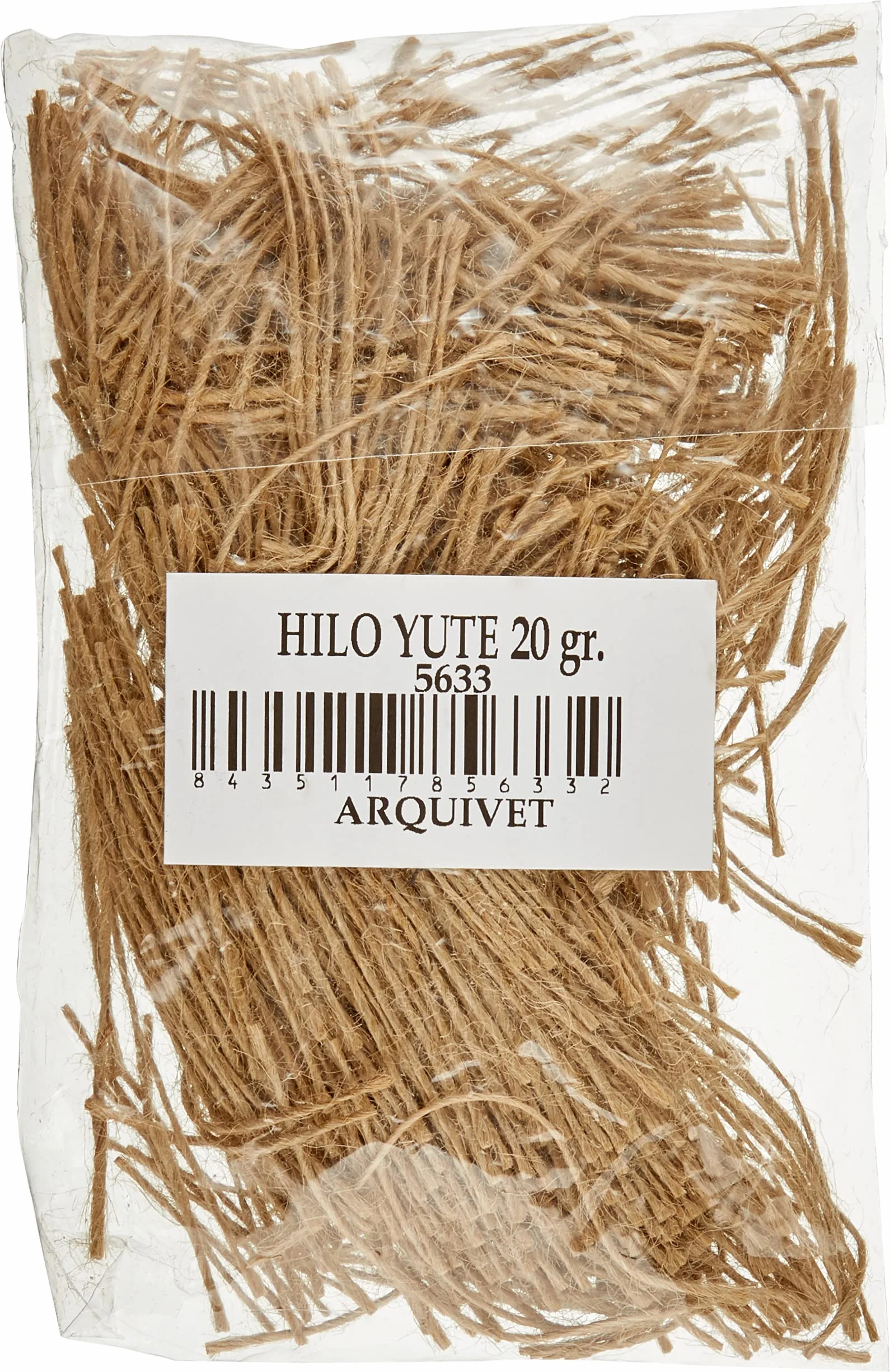 Arquivet Filo di Iuta per Nidi di Uccelli - Accessori per Gabbie e Voliere - Costruire Casa per Volatili - 20 g