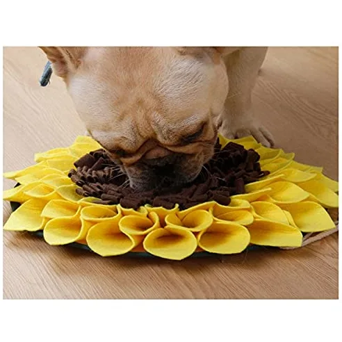 Tappeto Olfattivo Cane Pet Dog Snuffle Mat Naso Odore Formazione Sniffing Pad Alimentazione lenta Ciotola Distributore di cibo Tappeto Alleviare lo stress Lavabile Pieghevole Tappetino Olfattivo Cane