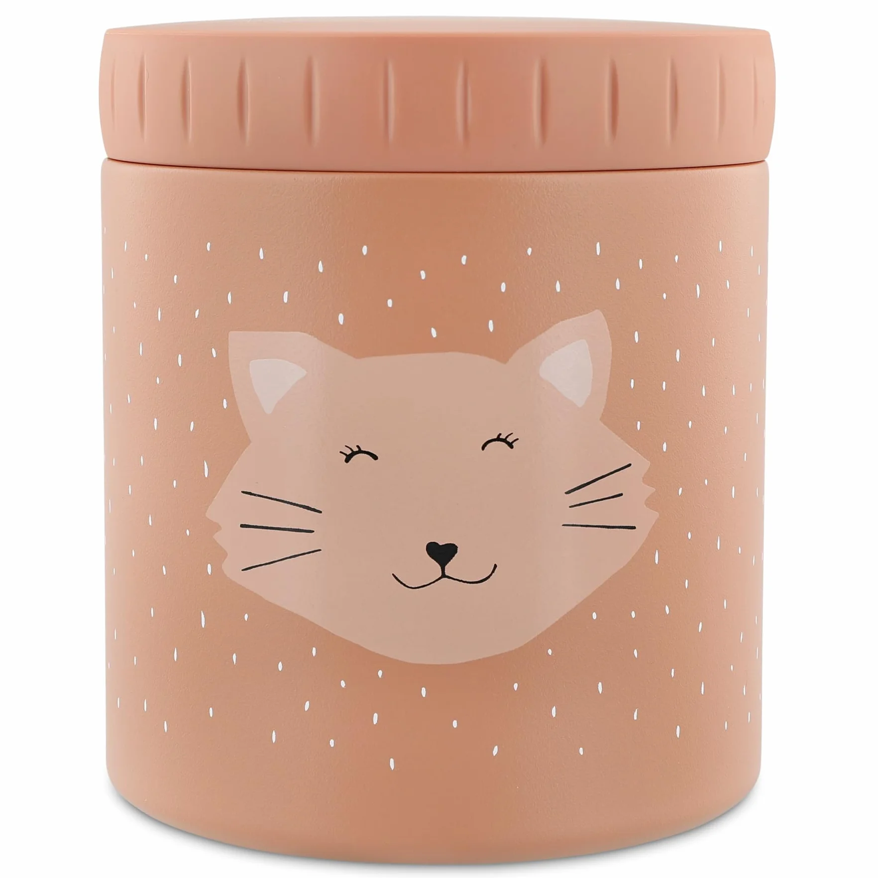 Trixie - Scatola termica per il pranzo in acciaio inossidabile da 500 ml - Contenitore alimentare per il pranzo e il gusto (Mrs. Gatto (Gatto))