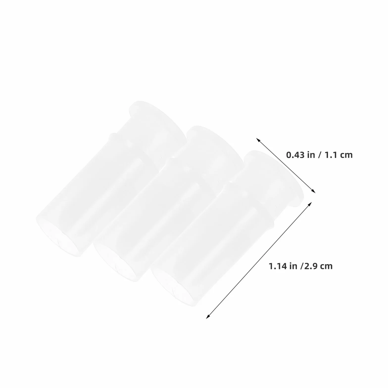 GARVALON 100 Pezzi Inserti Fischietti per Bambole di Peluche Doppio Suono Ricambi Squeaker per Giocattoli Cani e Palline Animali Domestici Accessori per Riparazione Giocattoli Peluche