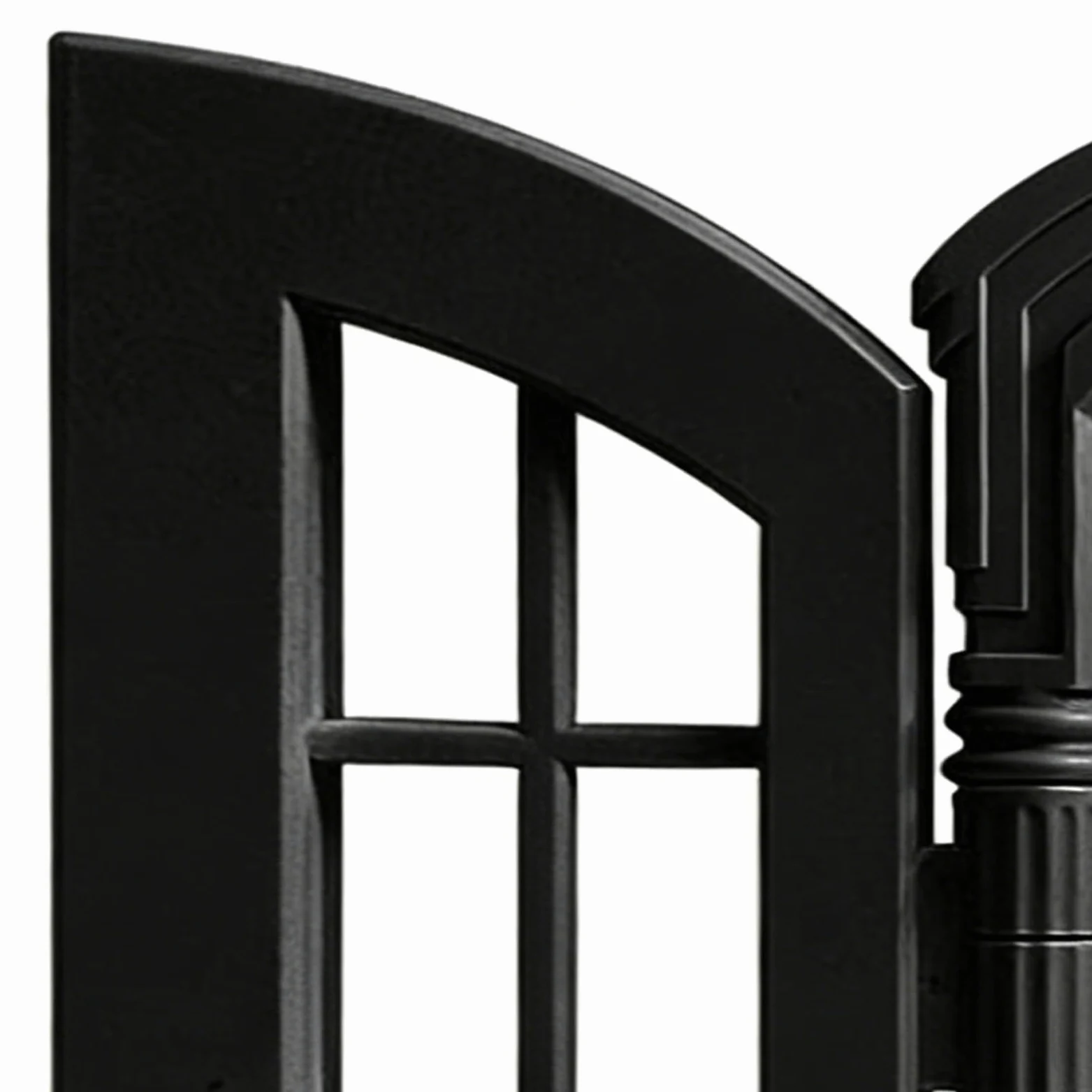 Porta per Gatti Accesso antifuga per cuccioli e | Doppi pannelli 24x27,5x7,2cm Stile francese per interni per Camera da , Garage, Parete Interna, Porta Esterna, Terrazzo,