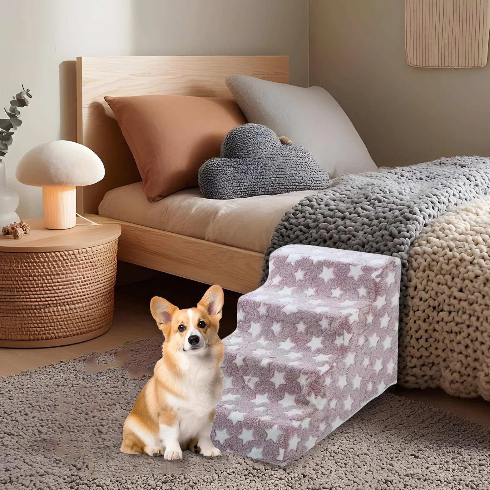 Scale Per Cani E Animali Domestici - Scaletta Per Gatti Lavabile, Rampa Per Cuccioli Durevole, Morbido Per L'arrampicata Su Animali Domestici Antiscivolo | Divano Per Esterni Per Interni V