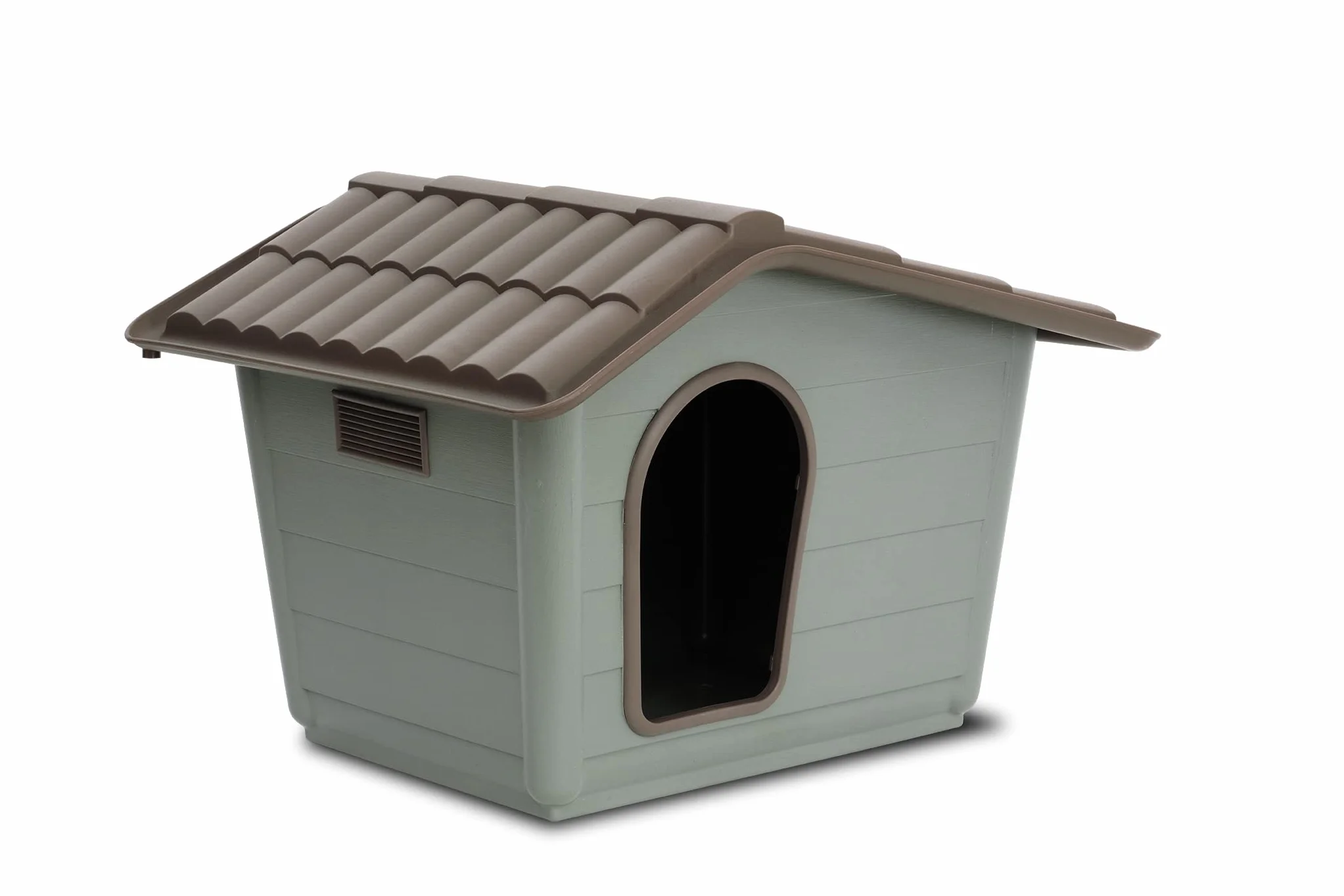 MP BERGAMO VILLA, Cuccia Per Cani Gatti, Cuccia in Materiali Riciclati, Tetto Asportabile, Dimensioni ESTERNE 60x50x41 Dimensioni INTERNE 40x30x35cm