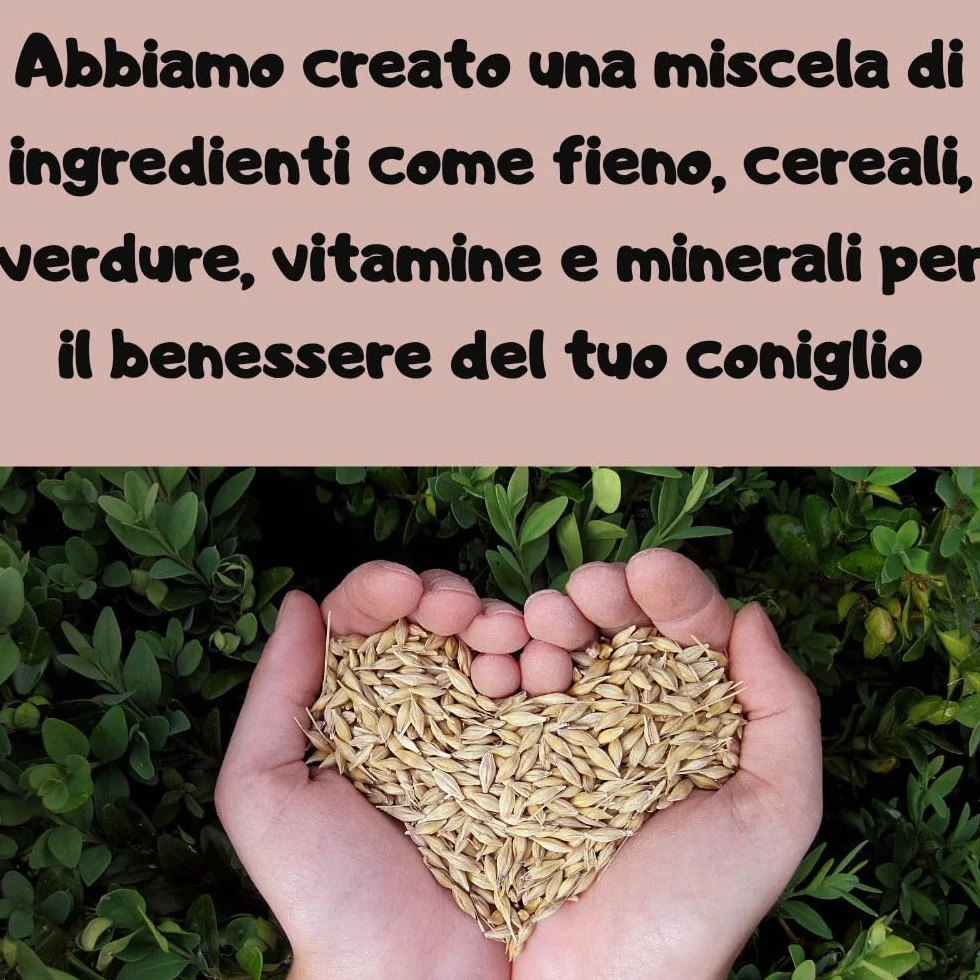 Badia Mangime per Coniglio: Confezione da 10 kg di Nutrizione Equilibrata per Conigli e Conigli Nani, il Cibo Essenziale per il Benessere dei tuoi Piccoli Amici!