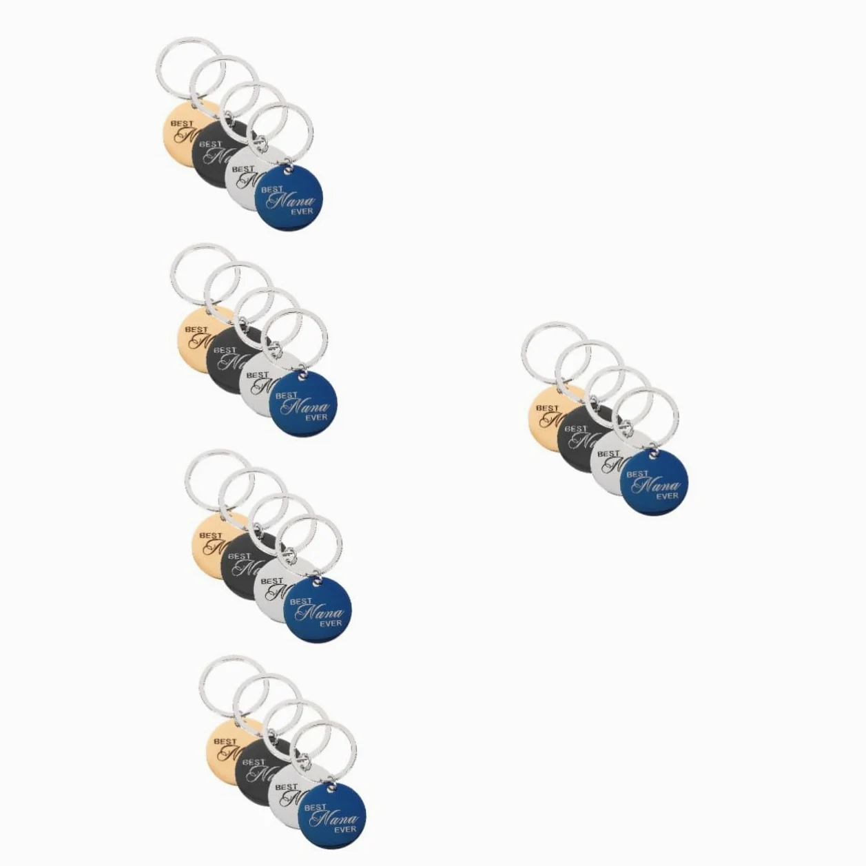 minkissy 20 Pz Identificazione dell'animale domestico medaglietta vuota targhette identificative per cani etichette cucciolo collare per cani con targhetta collare con per cani scritte