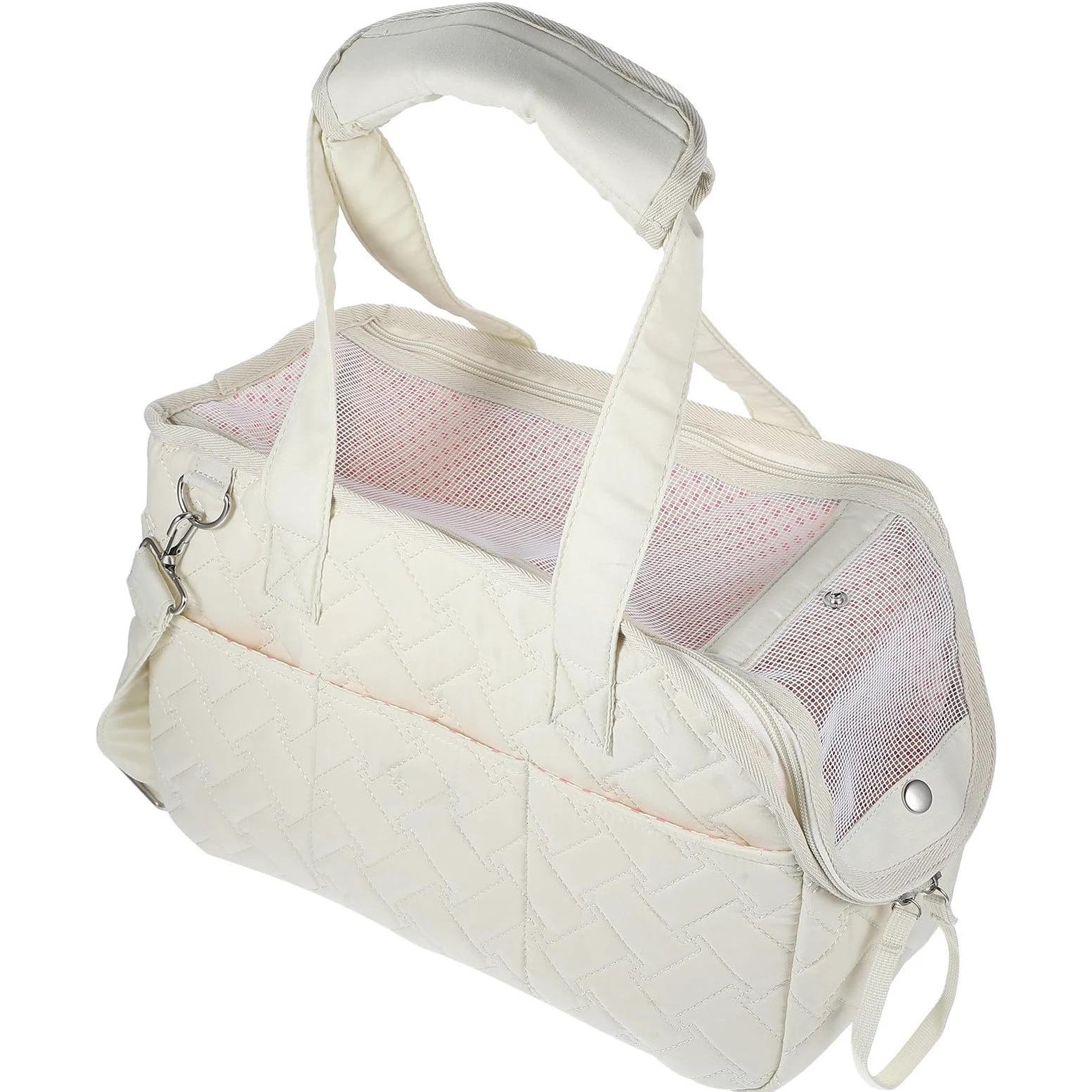 Generic Borsa per Trasporto Animali in Tela Beige, Comoda da Portare, per Gatti e Cuccioli Durante Escursioni e Passeggiate All'aperto