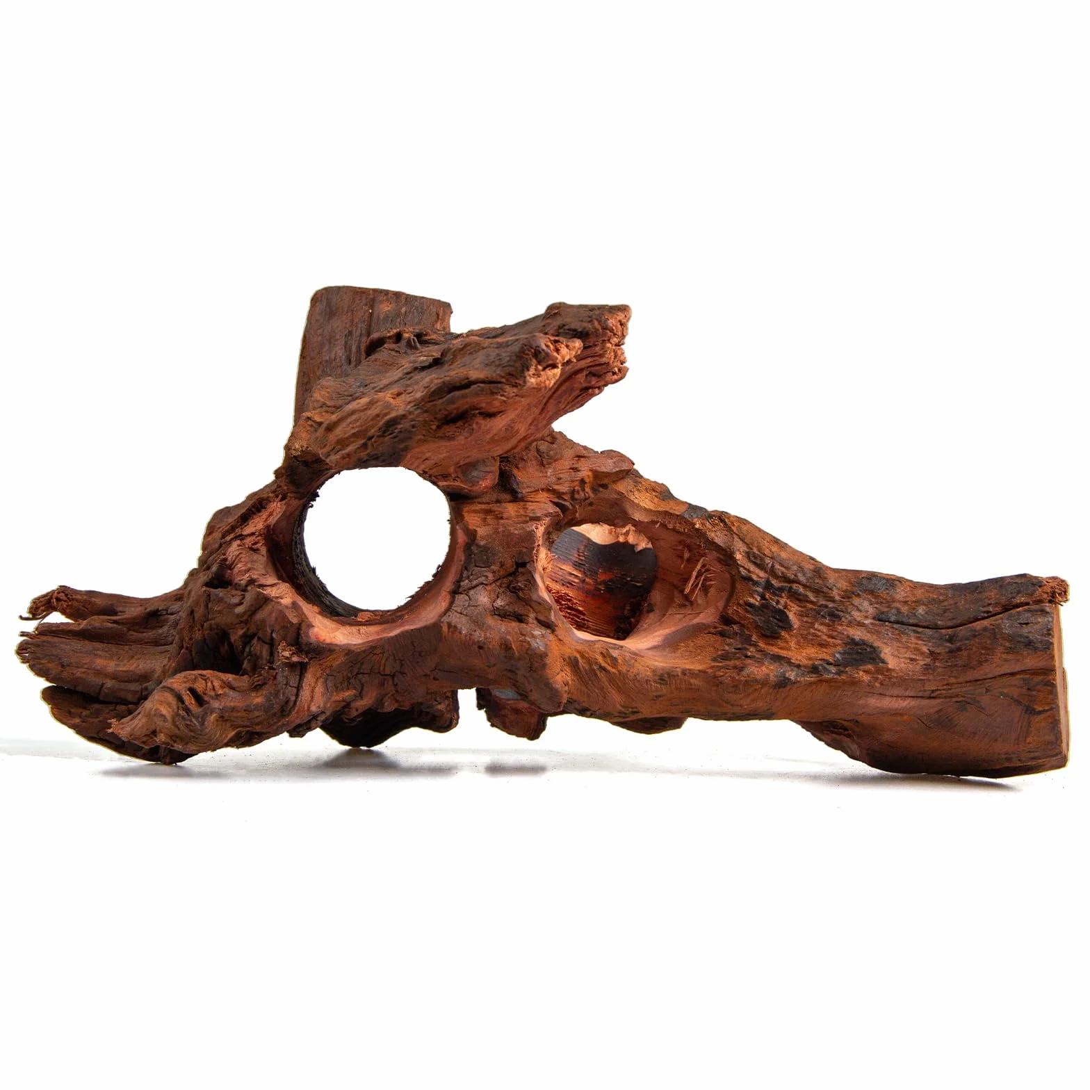 emours - Rami naturali porosi per acquario, rami di driftwood per paesaggio acquatico con fori, gallerie e nascondigli selezionati a mano, paesaggio acquatico, decorazione per terrario per rettili