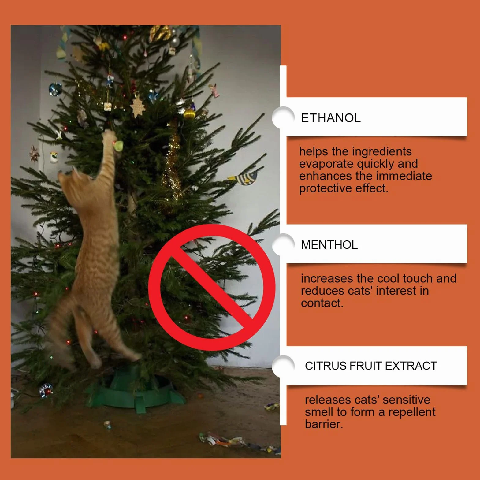 Spray anti gatto – 120 ml Pet Training Spray | Barriera a lunga durata comportamentale allenamento per pavimenti, piante, tappeti, divani, esterni, interni, gattini