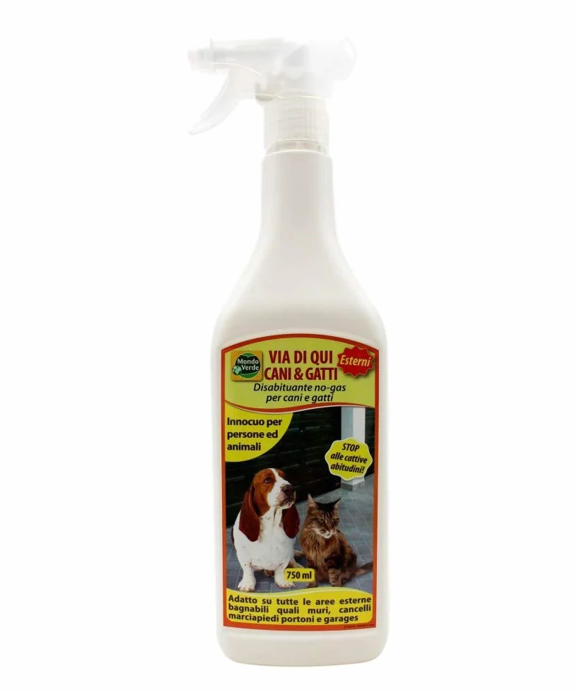 MONDO VERDE Via di Qui Cani e Gatti Spray No-Gas 750 ml