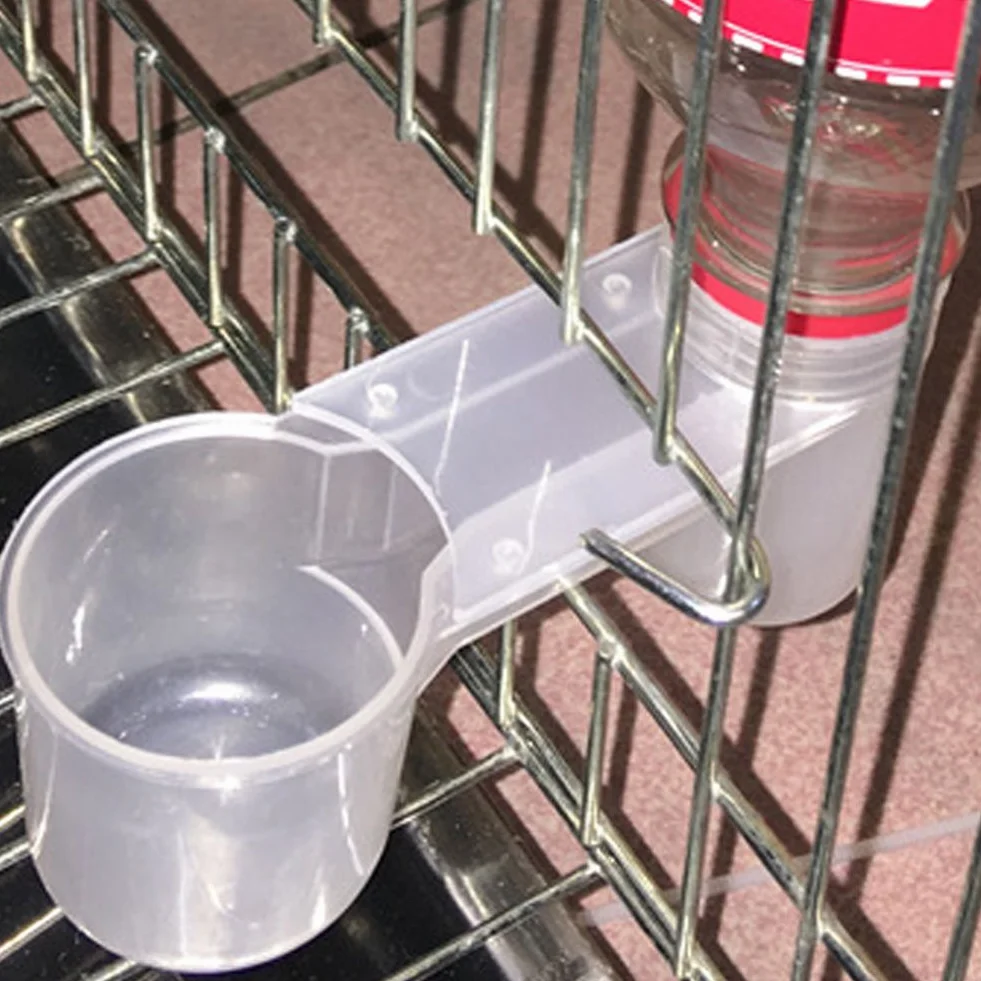 Gemini _ Mall - Distributore di acqua e abbeveratoio in plastica con ciotola per uccelli