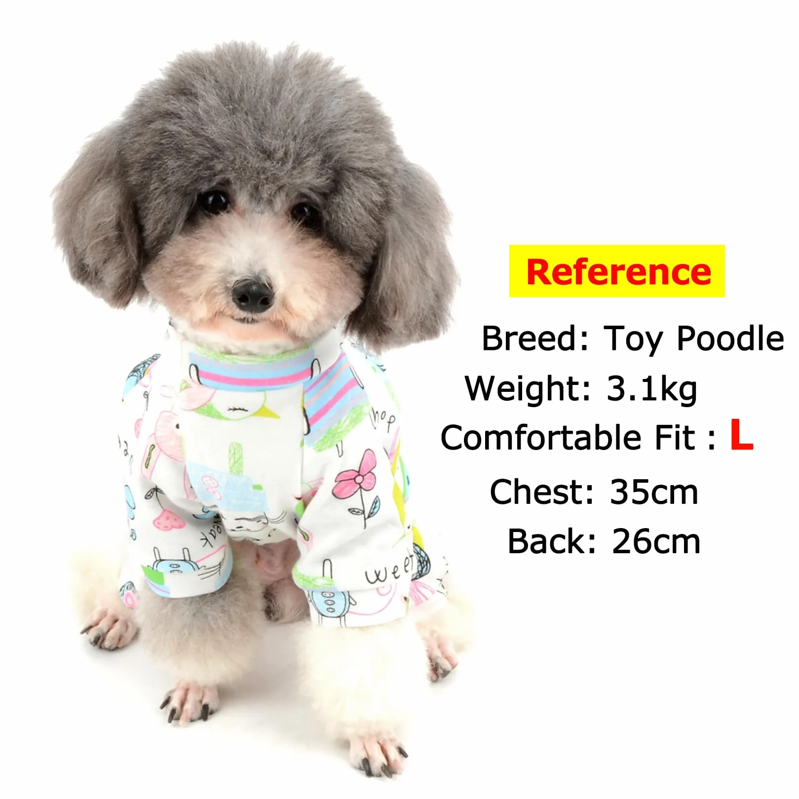 Zunea - Tuta per cani di piccola taglia, in cotone, motivo papere, copre le quattro zampe, unisex, per cani, gatti altri piccoli animali domestici