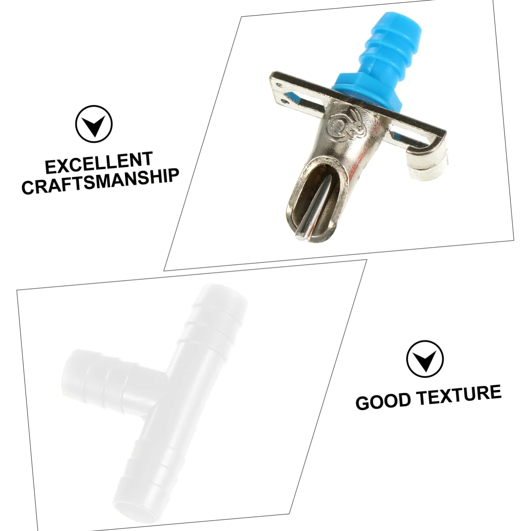 VANZACK 30pezzi Distributore Automatico Per Conigli Abbeveratoio Con Doppia Molla Facile Da Installare e Resistente Per Piccoli Animali Design Splash Struttura Durevole