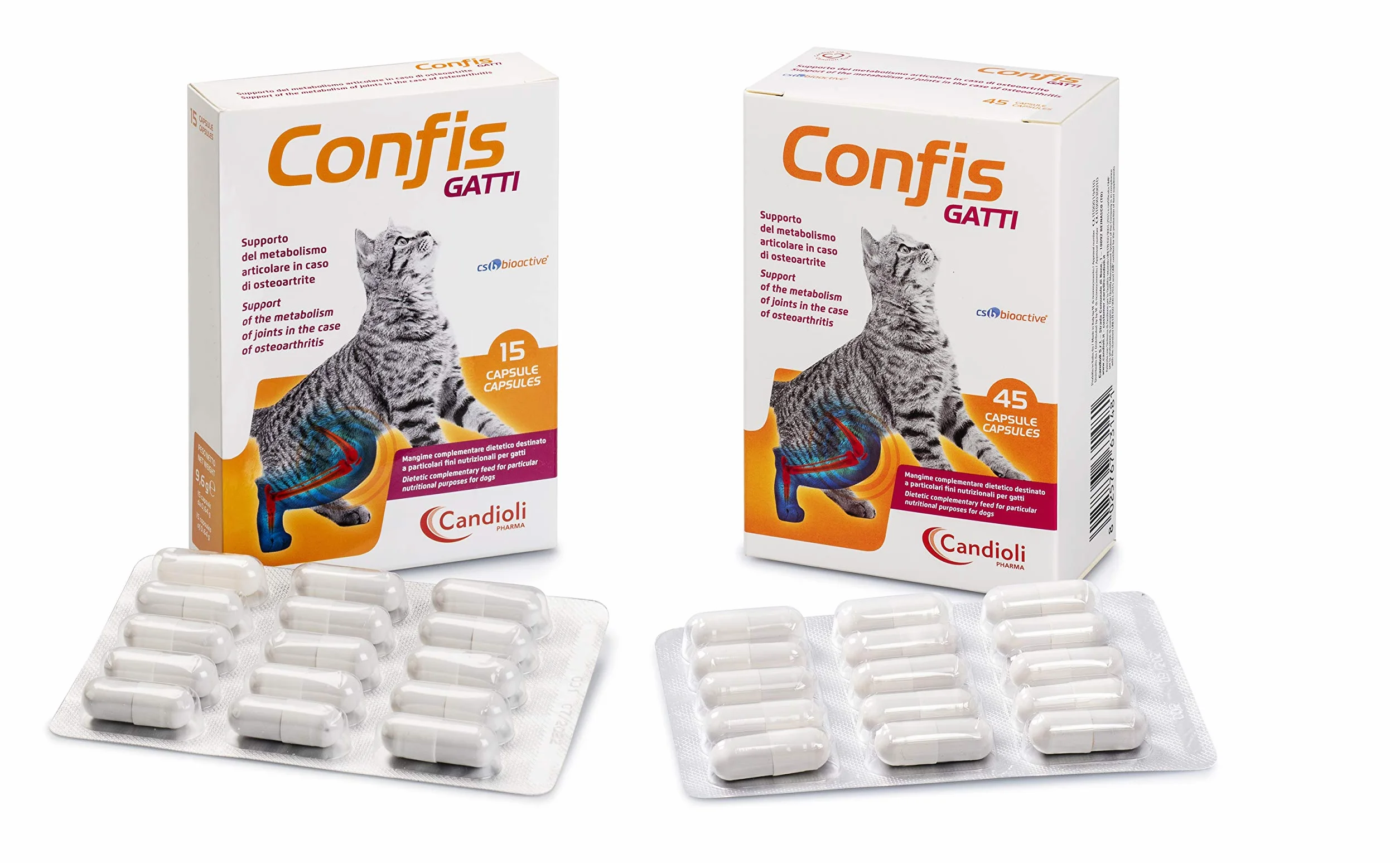 Candioli PA3148 Confis Gatti, Multicolore, 45 CPS
