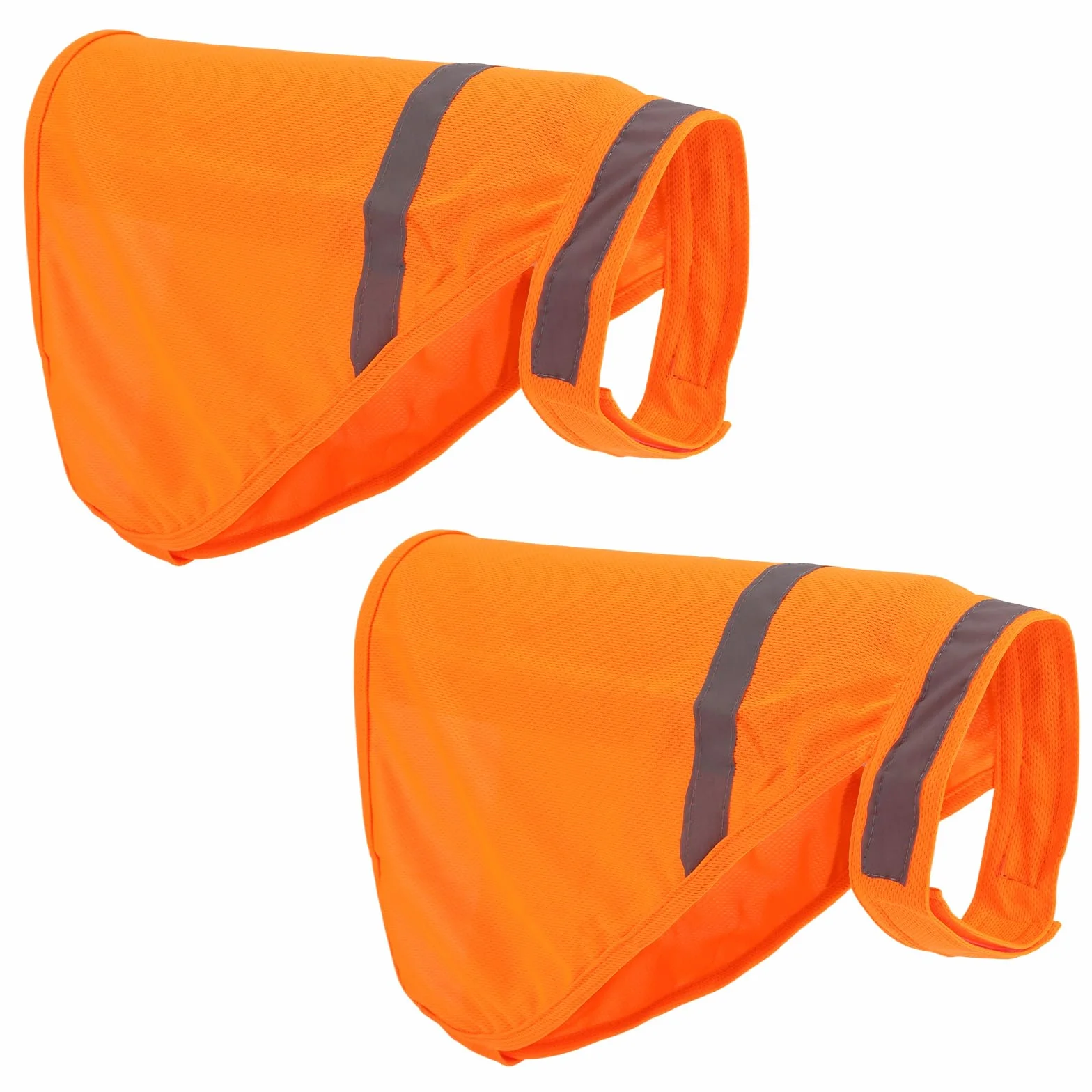 2pz Gilet Riflettente per Cani, Taglia Medio Gilet di Sicurezza Cani Arancione Brillante ad Alta Visibilità Adatti per Addestramento All'Aperto Jogging Attività Caccia