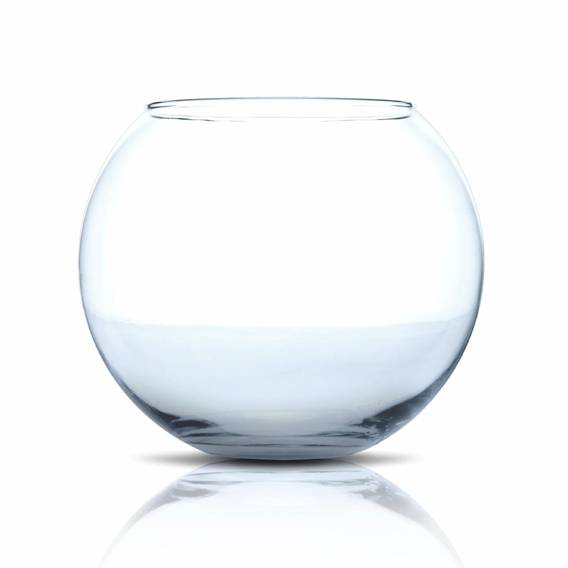 Amtra Crystal Globe - Boccia per pesci in vetro trasparente, Acquario Pesce Rosso, soffiato a mano, 30 CM