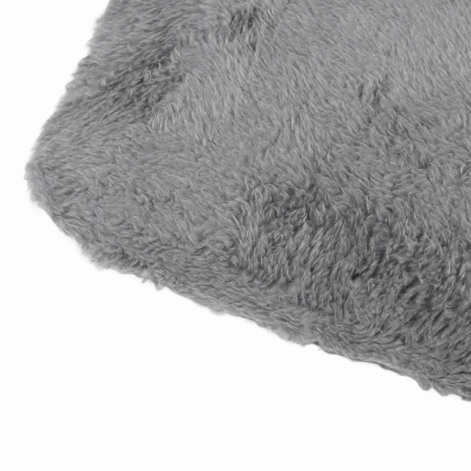 Tappetino Riscaldante per Animali Domestici, Tecnologia Autoriscaldante, Materiale Morbido Peluche, Design Ispessito per Calore Extra, Facile da Pulire, Leggero e (Grigio argento XL)