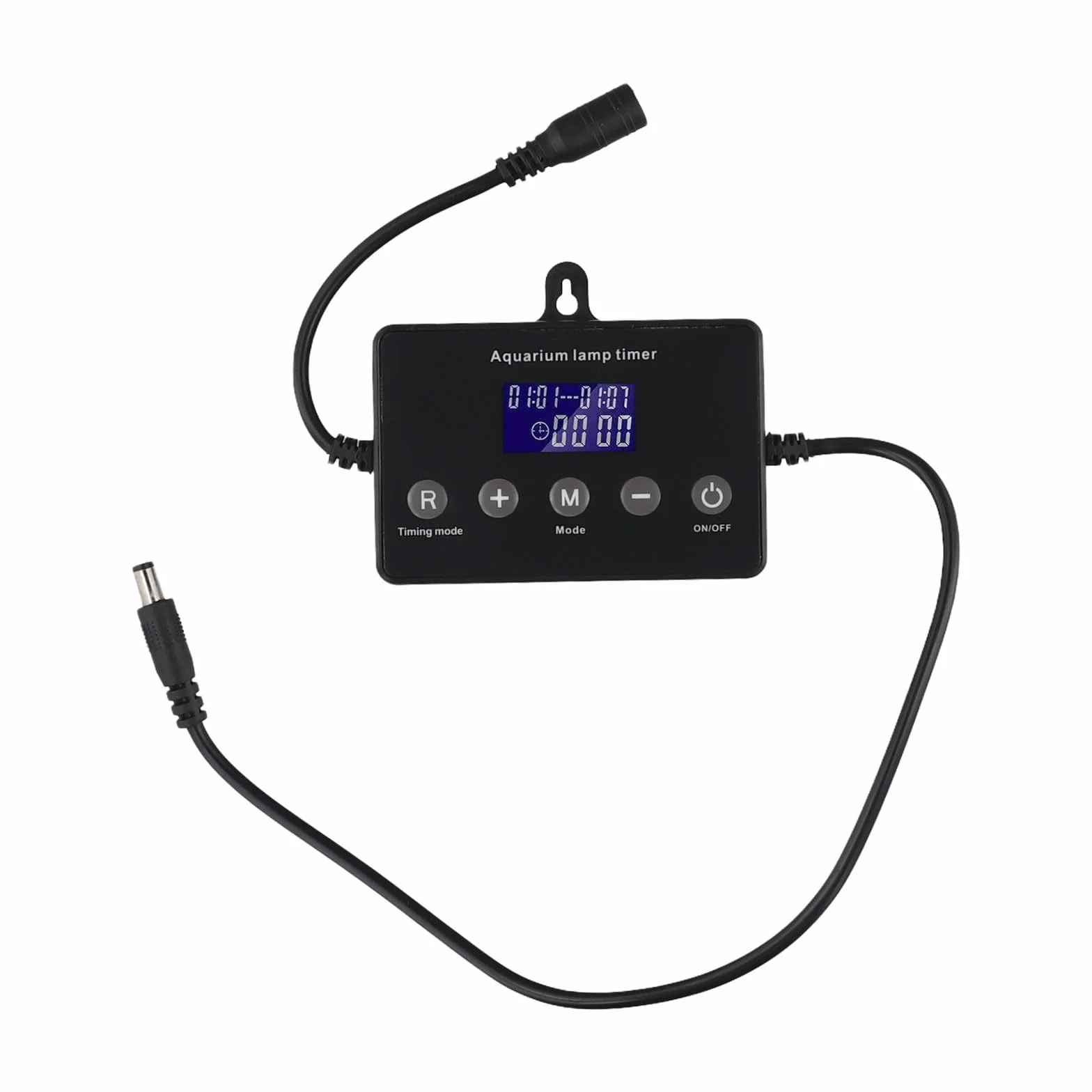 Oniissy Controller di luce per acquario LED Dimmer Timer 12-24V con Display LCD e effetti tramonto alba