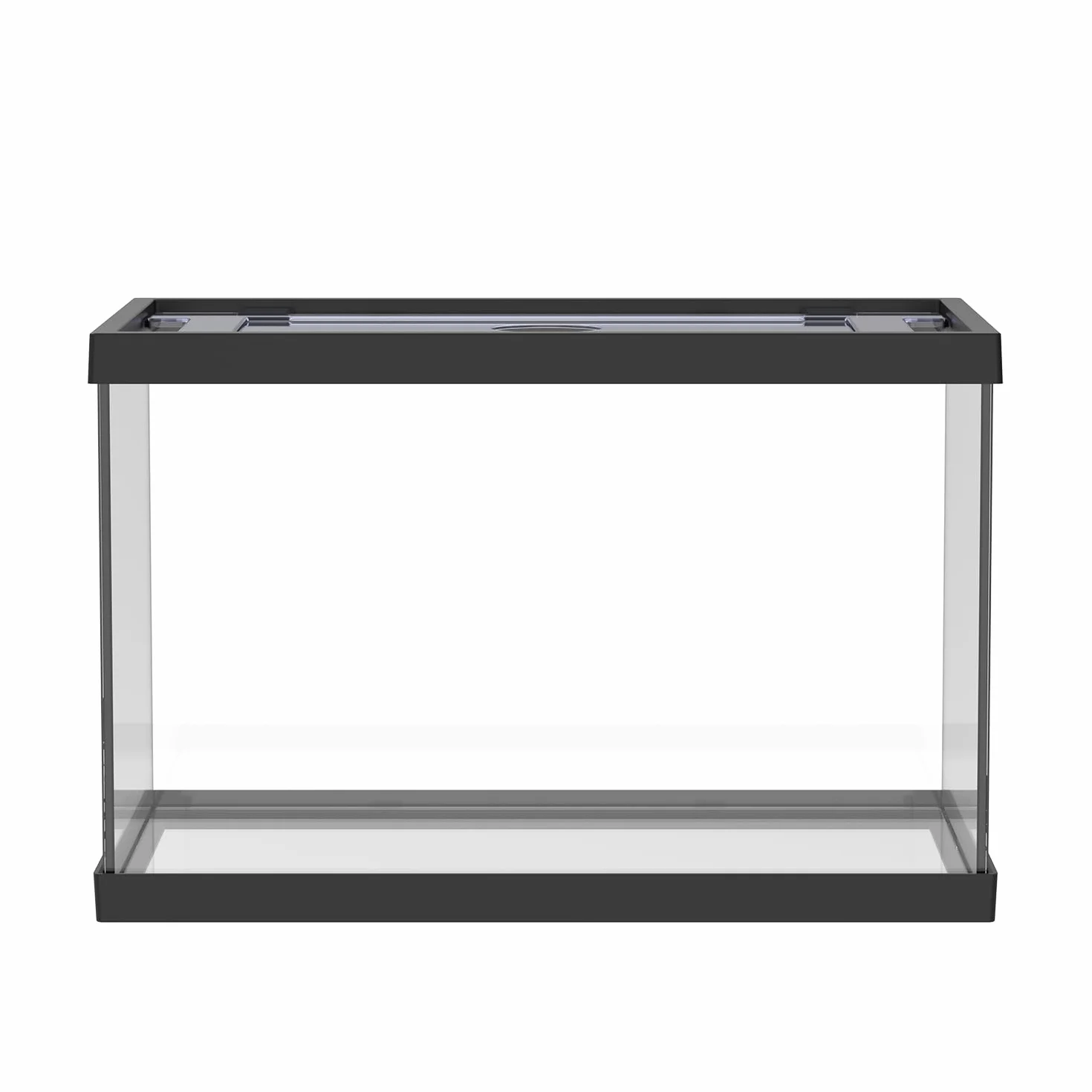 Acquario in Vetro ONE Completo di Accessori Filtro Sabbia Arredo Colore Nero 20 Litri