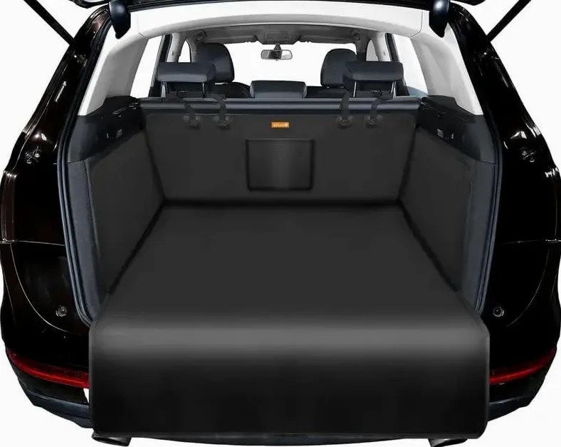 Telo Auto per Cani Bagagliaio per VW Taigo Touran Tiguan CC, Custodia Baule Auto Cani Antistrappo Impermeabile Protezione Antiscivolo
