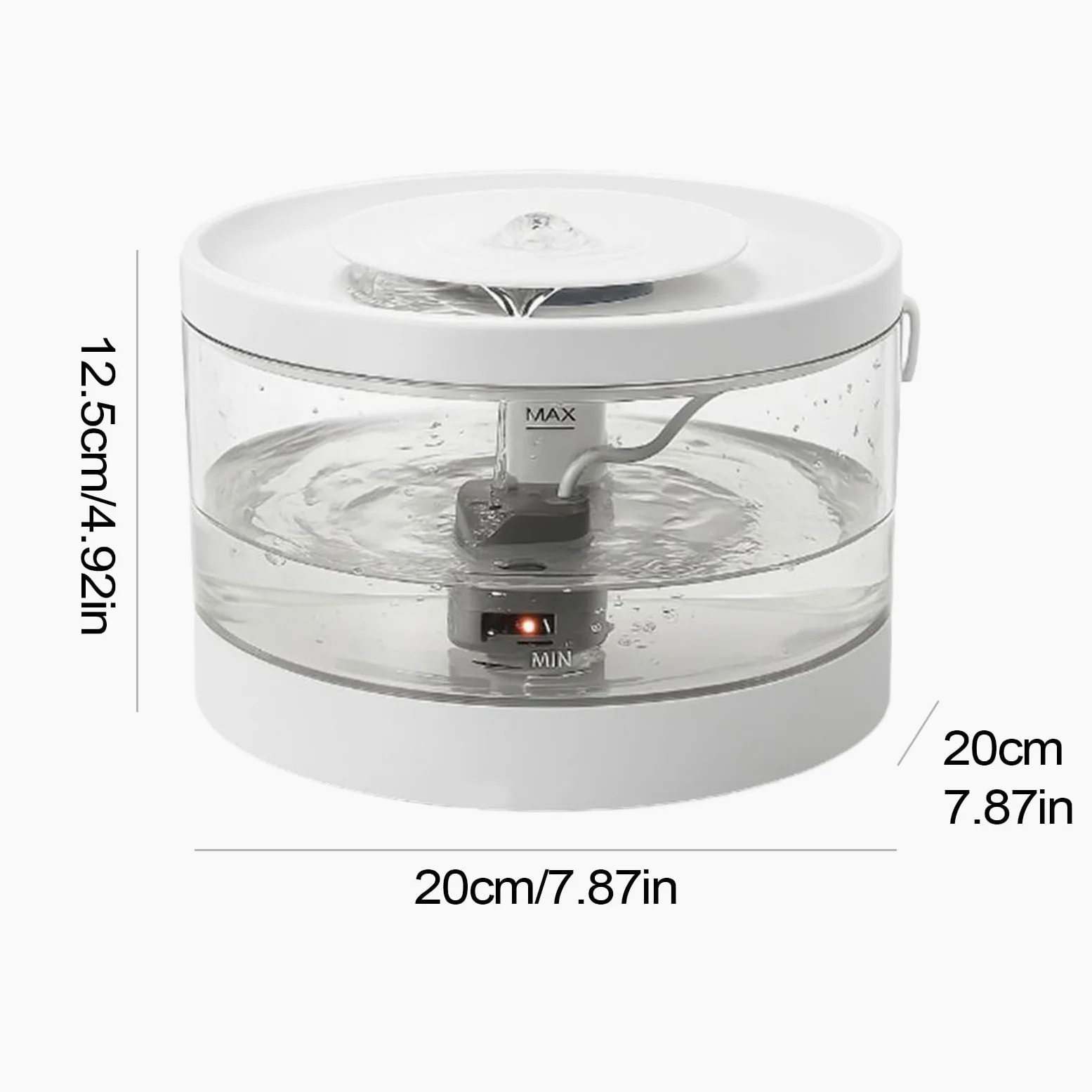 Distributore D'Acqua Per Animali Dispenser Intelligente Silenzioso Grande | Abbeveratoio Automatico Per Per Gatti Cani Cuccioli Interno Casa Soggiorno Pavimento Angolo