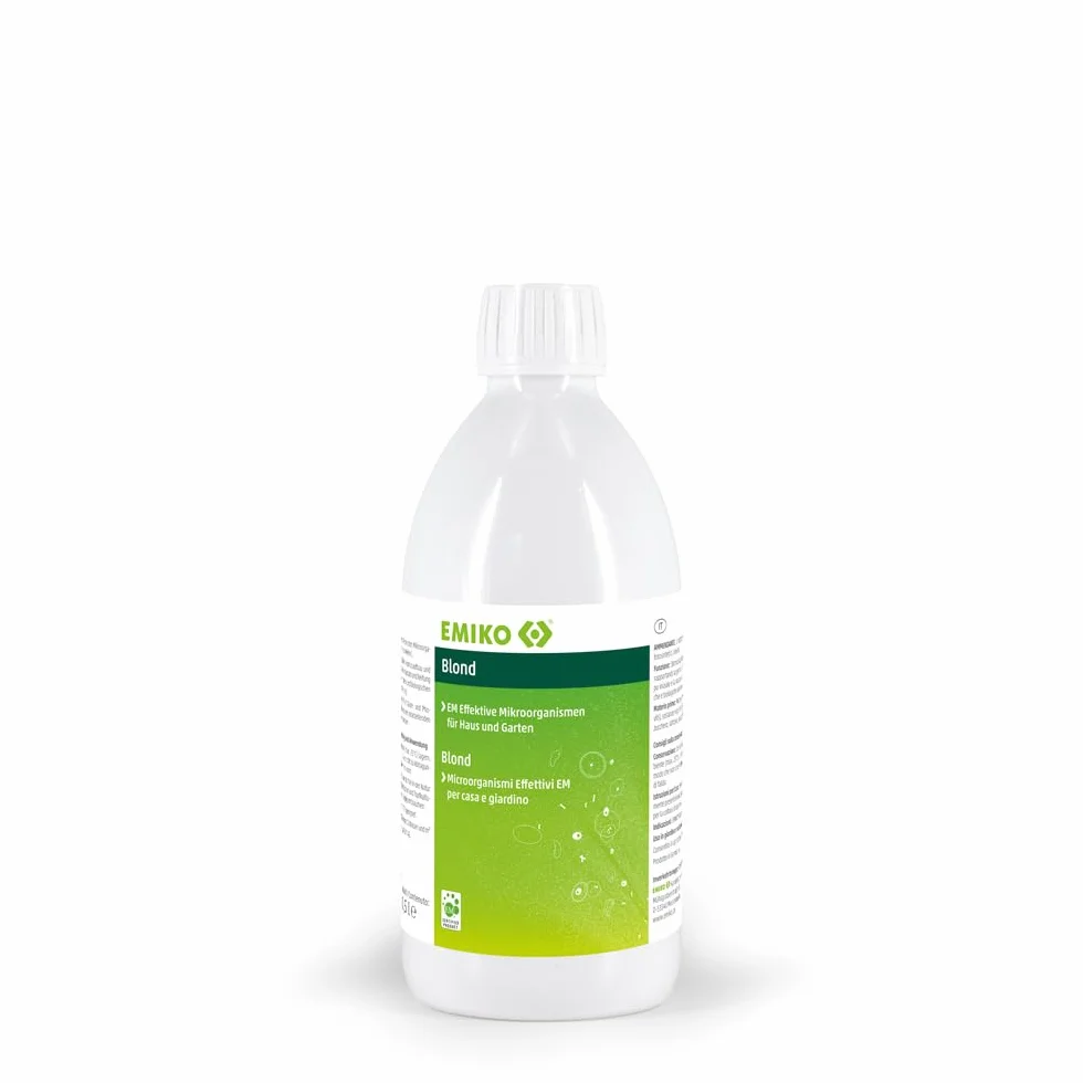 Emiko Blond Original EM microrganismi efficaci 500ml, prodotto EM versatile chiaro