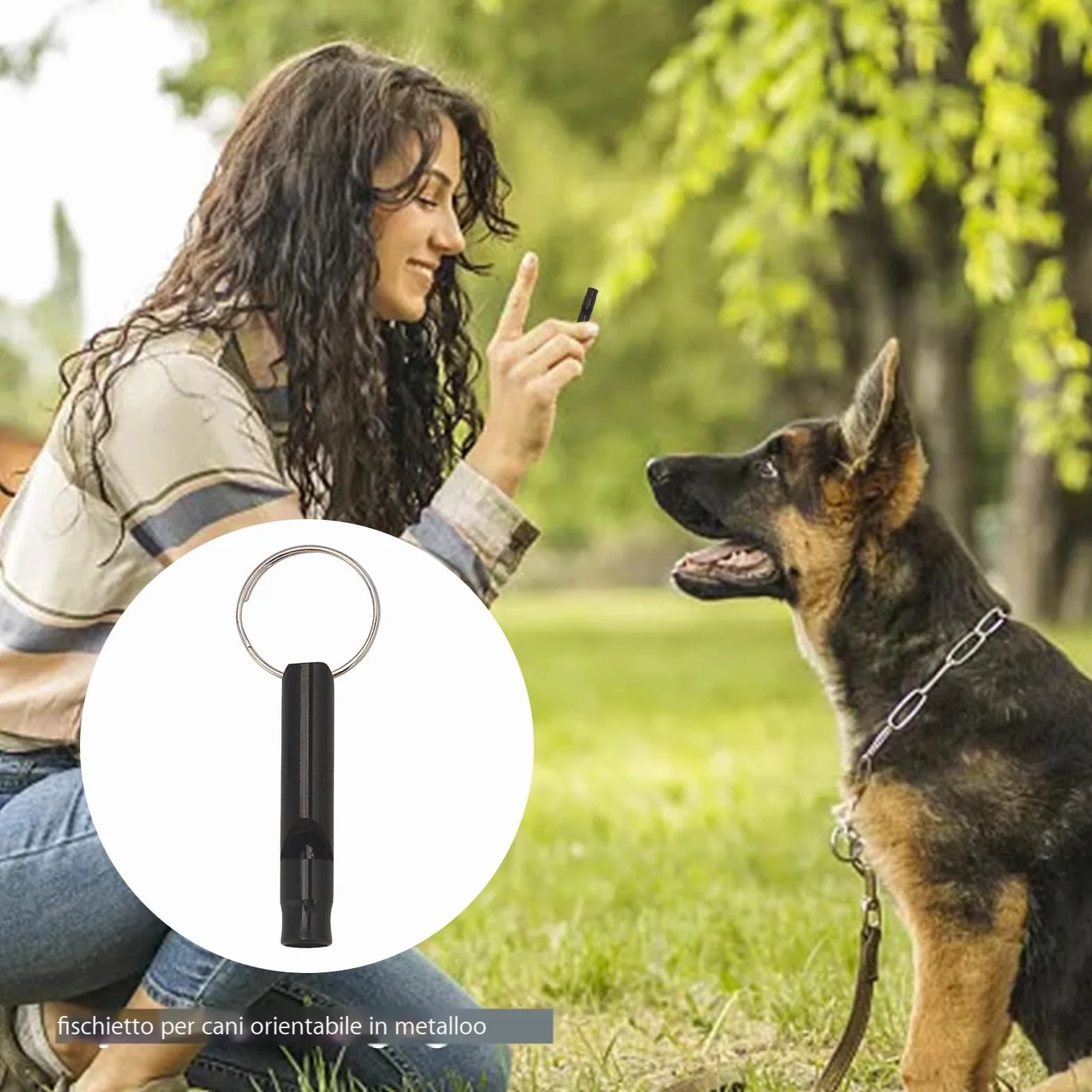 Fischietto per Cani per Smettere di abbaiare, Fischietto per addestramento Cani da richiamare - Fischio di richiamo per Cani con Strumento ad ultrasuoni antiabbaio Regolabile,Aiuta Il