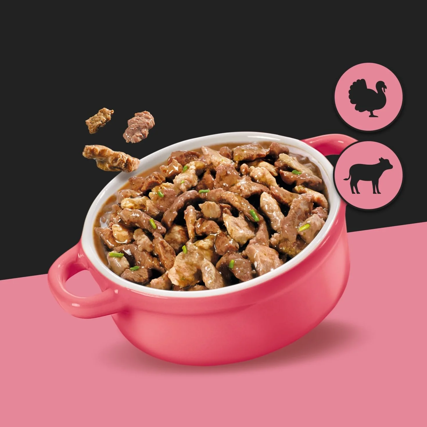 Cesar Ricette di Campagna Cibo per Cane con Tenero Vitello e Tacchino 150 g 14 Vaschette