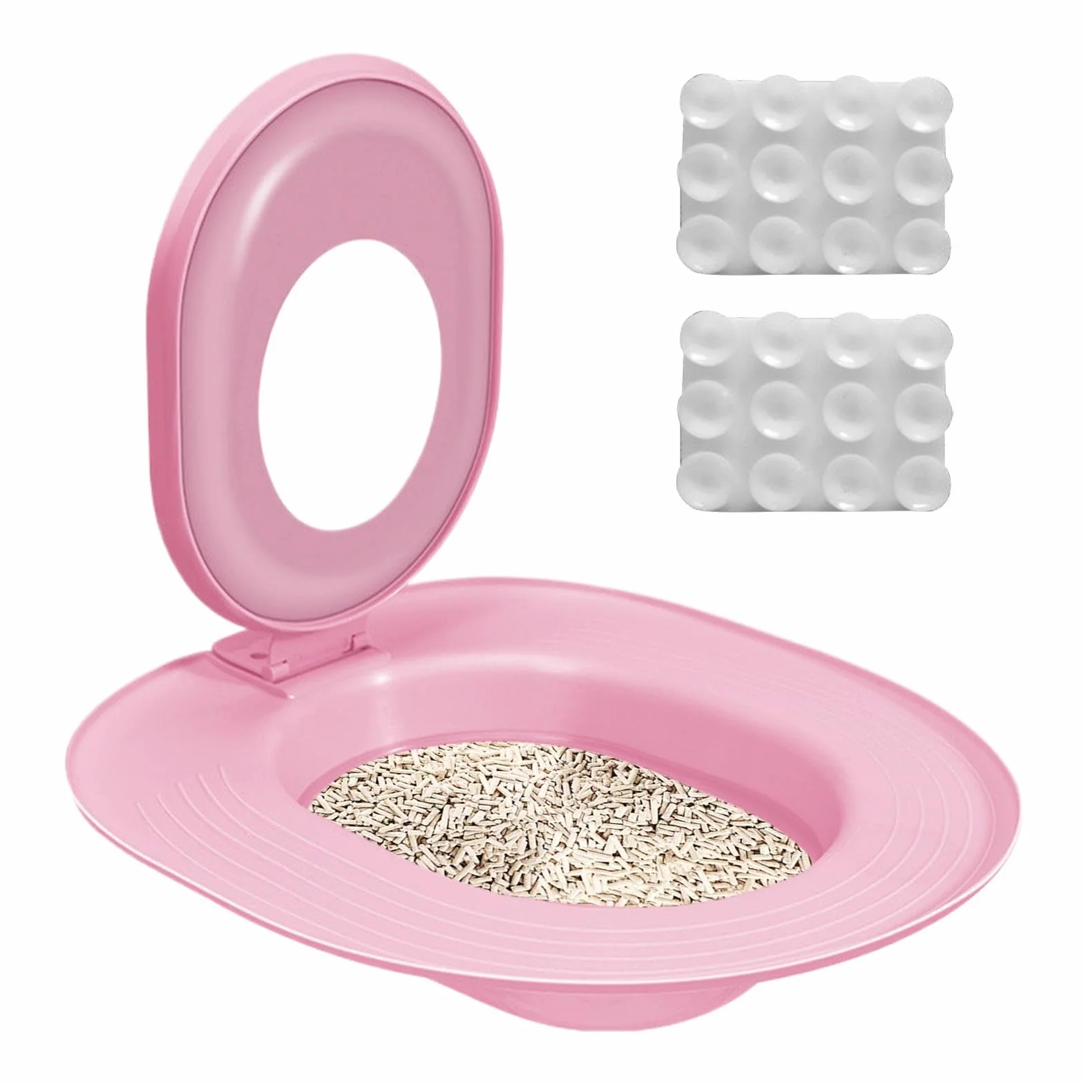 Allenatore del gatto da gabinetto Allenatore del gabinetto, bidet | dei gatti: con il design innovativo e igienico e adatto ai gatti del nostro set di di gatti da toilette, c