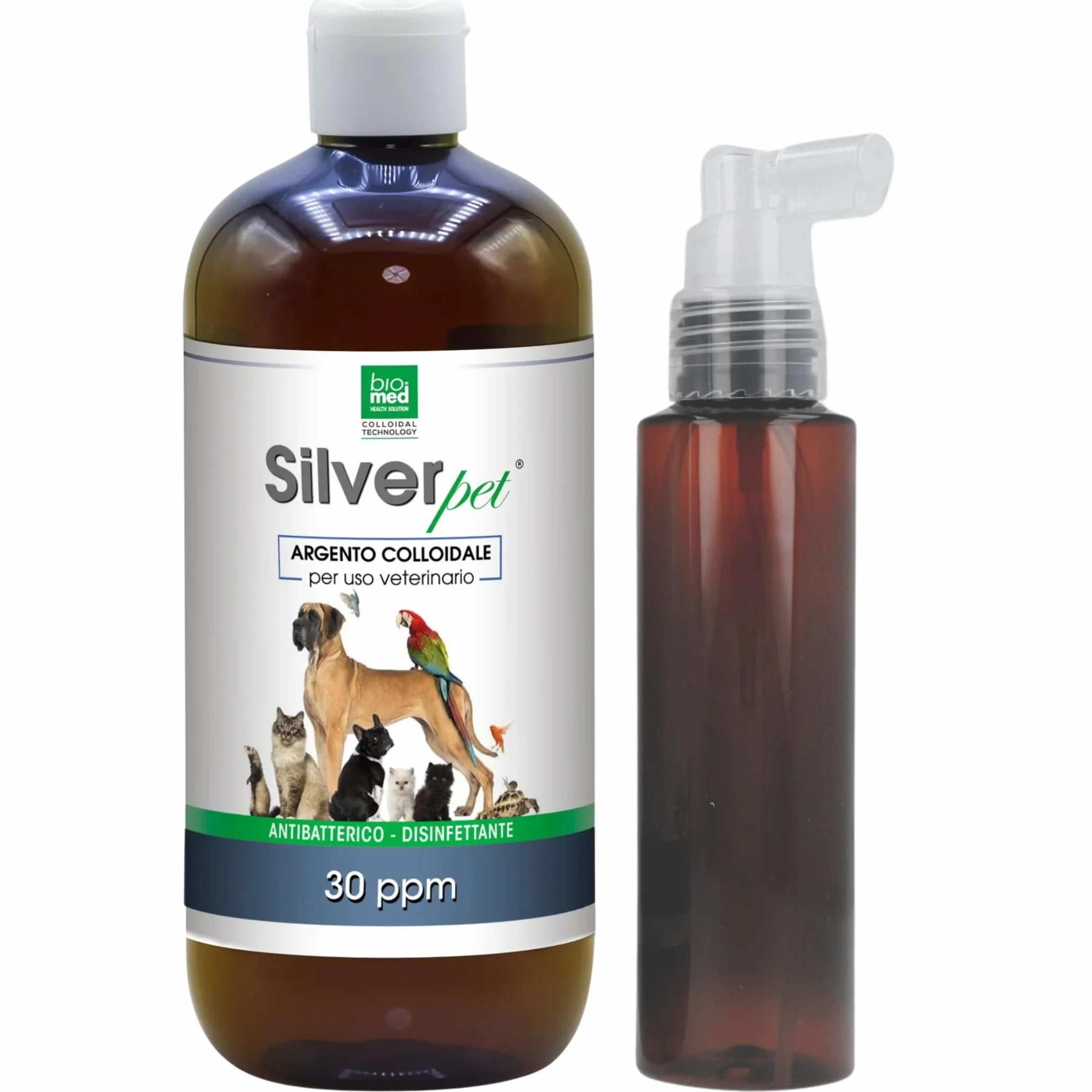 Biomed Silver Pet Argento Colloidale per Uso Veterinario 500 ml