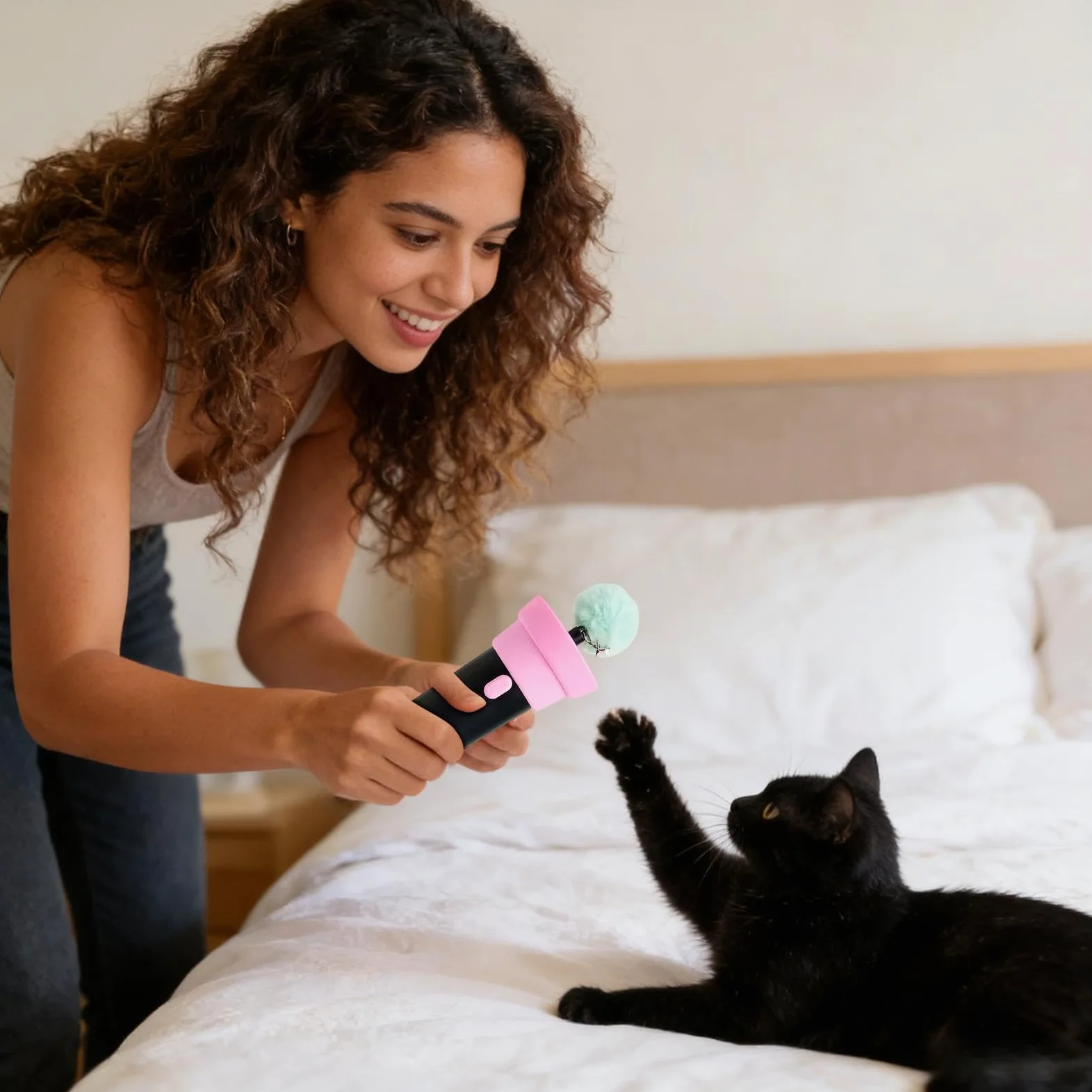 Giocattolo Elettrico Gatti Giocattolo Elettronico Interattivo per Gatti | Rilassante per per Intrattenimento Arricchimento Allenamento Esercizio Fisico in Casa