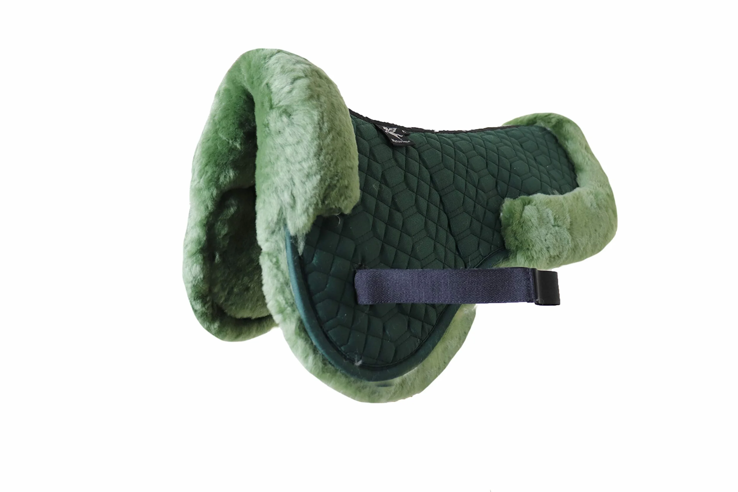 Engel Germany semisottosella Pelle di Agnello cottone Verde (Sakis 2) dai Colori Vivaci: da Abbinare a 12 Colori di Pelliccia di Agnello!