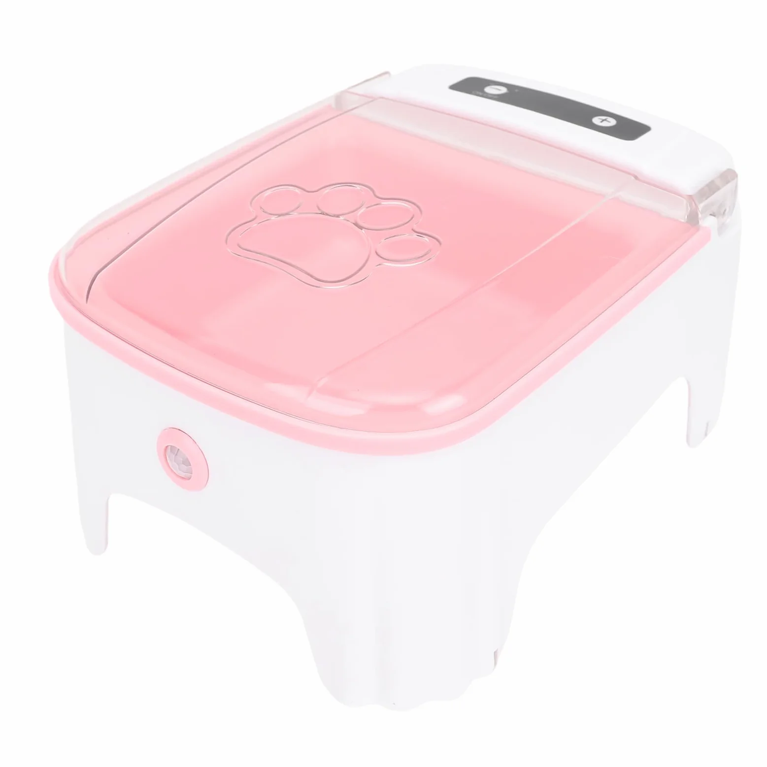 Topiky Mangiatoia Automatica per Gatti Temporizzata da 2,5 Litri Dispenser di Cibo per Animali Domestici di Grande Capacità Antiribaltamento con Timer Programmabile per Cani Gatti, Mangiatoia (PINK)