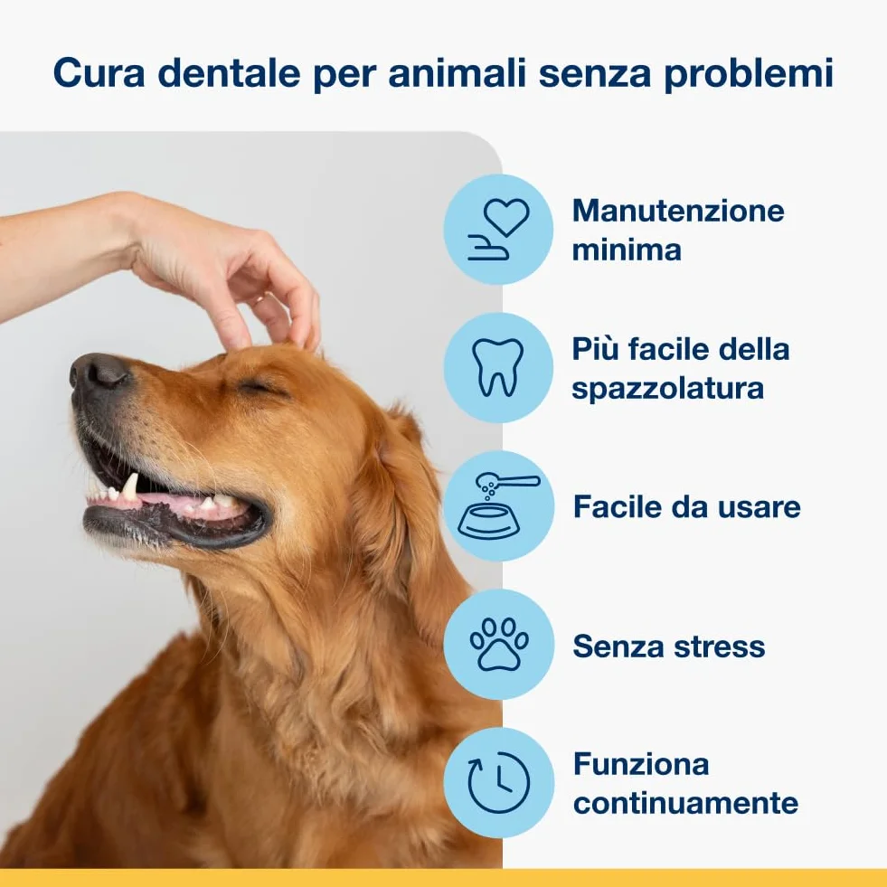 ProDen PlaqueOff 60g per Cani e Gatti – Aiuta a Ridurre Placca, Tartaro e Alito Cattivo – Pulizia Dentale 100% Naturale – Clinicamente Testato