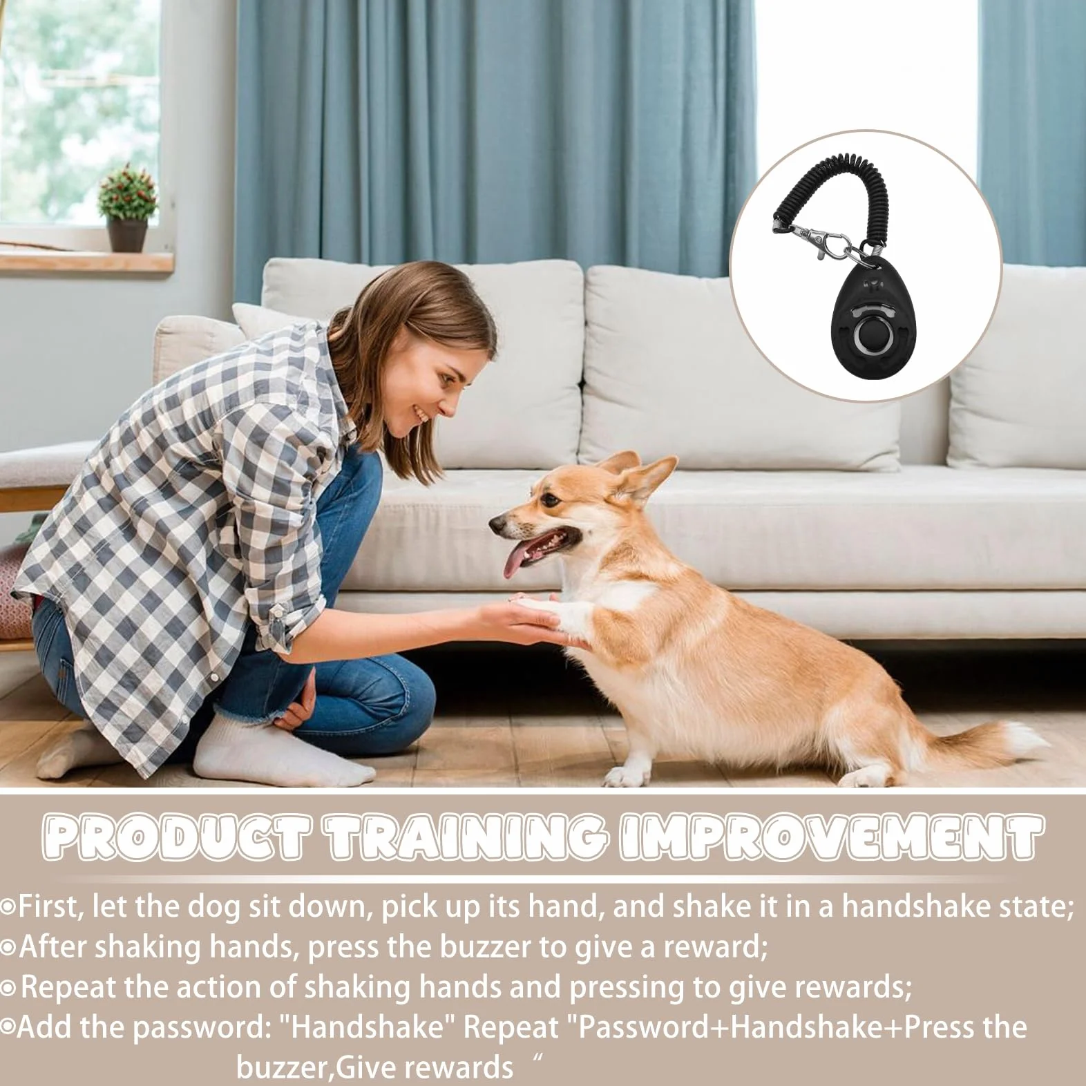 Fischietto Ultrasuoni per Cani con Clicker Fischietto per Cani con 2 Cordini Forte e a Lungo Raggio Fischietto per L'addestramento del Cane Adatto per la Maggior Parte delle Razze