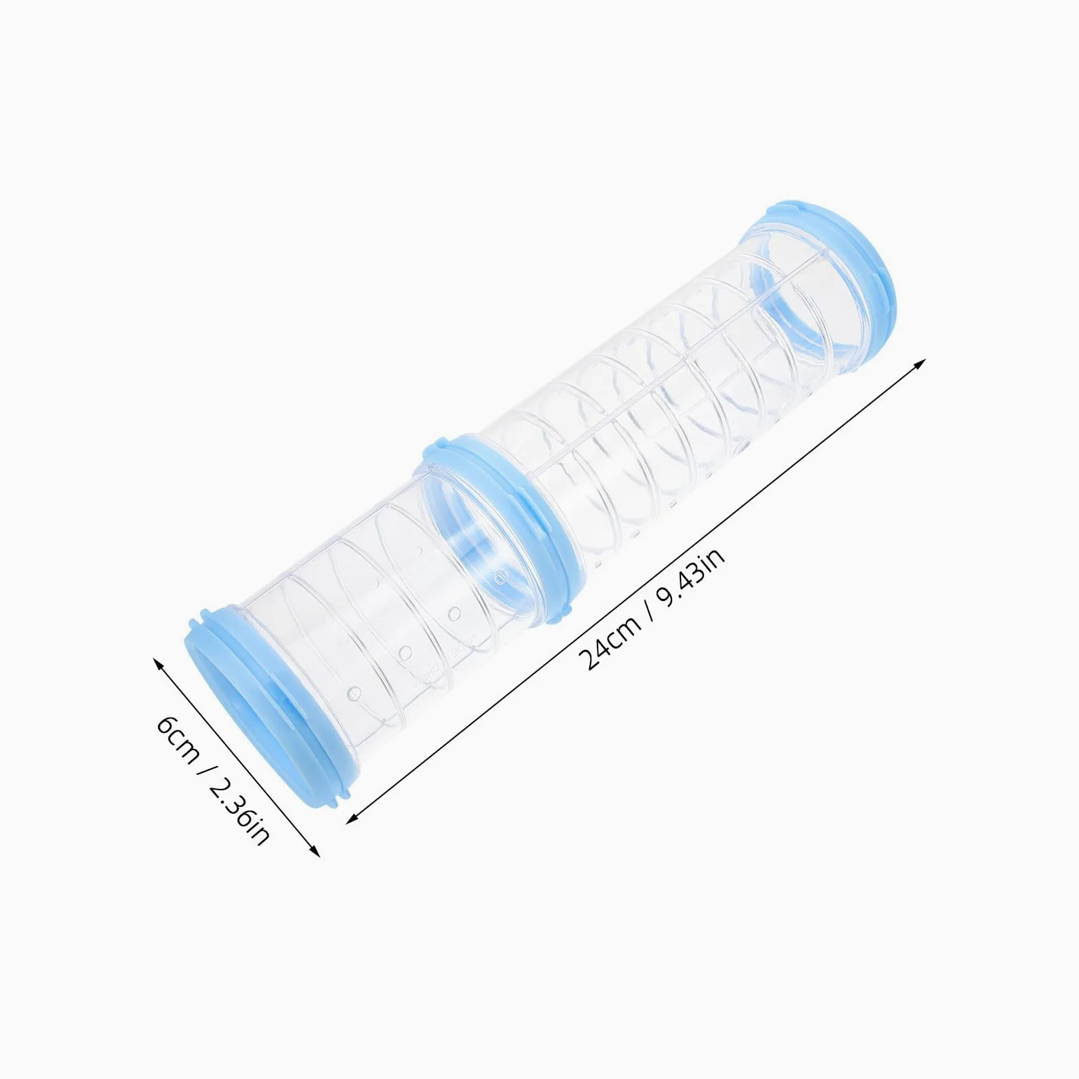 Tunnel Tubo per Criceto in Plastica per Gabbia, 2 Set | Connessione Diy, Accessori per Habitat e Area Gioco, Adatto a Criceti e Porcellini D'india