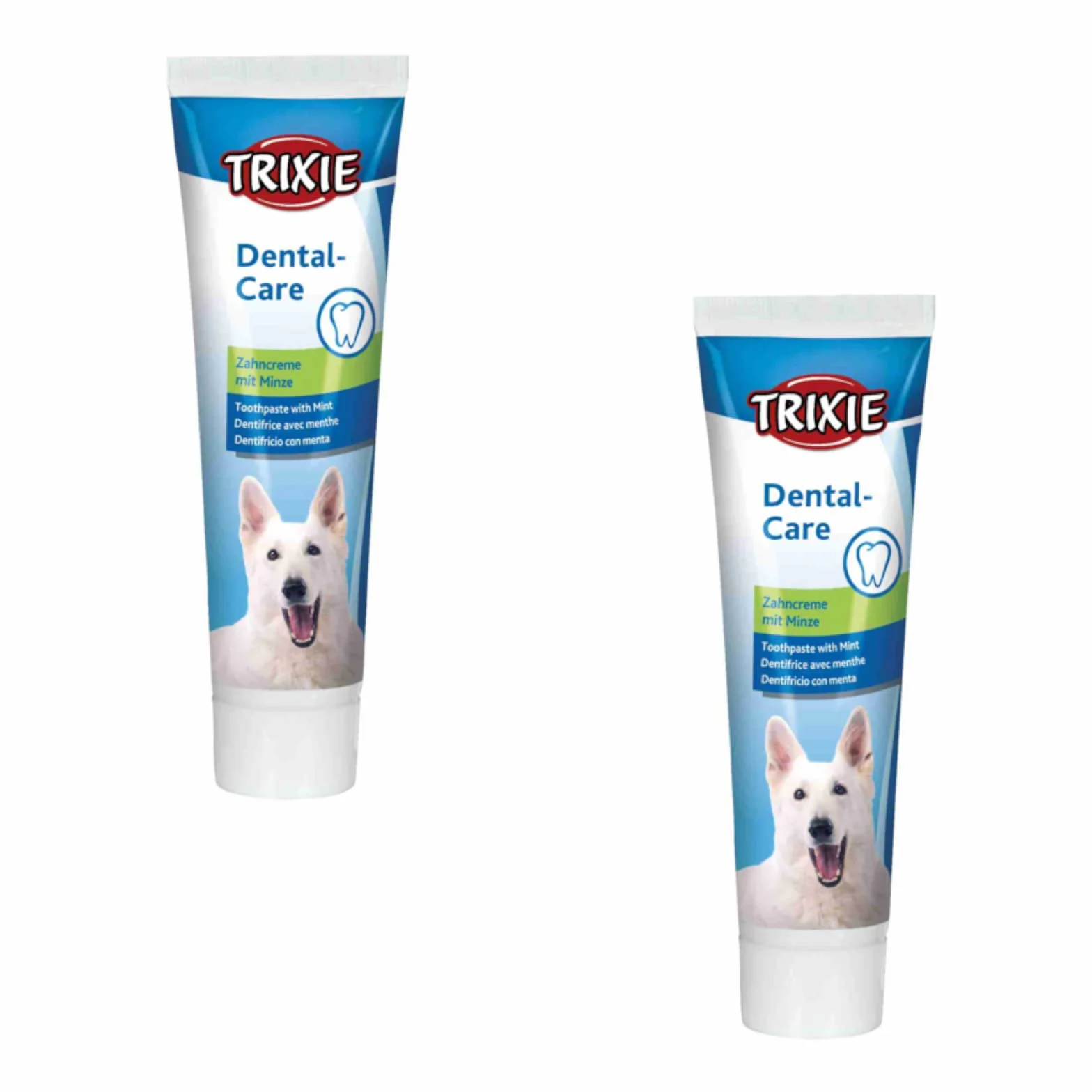 Trixie Dental Care Mint Dentifricio per cani 2 x 100 g Confezione doppia