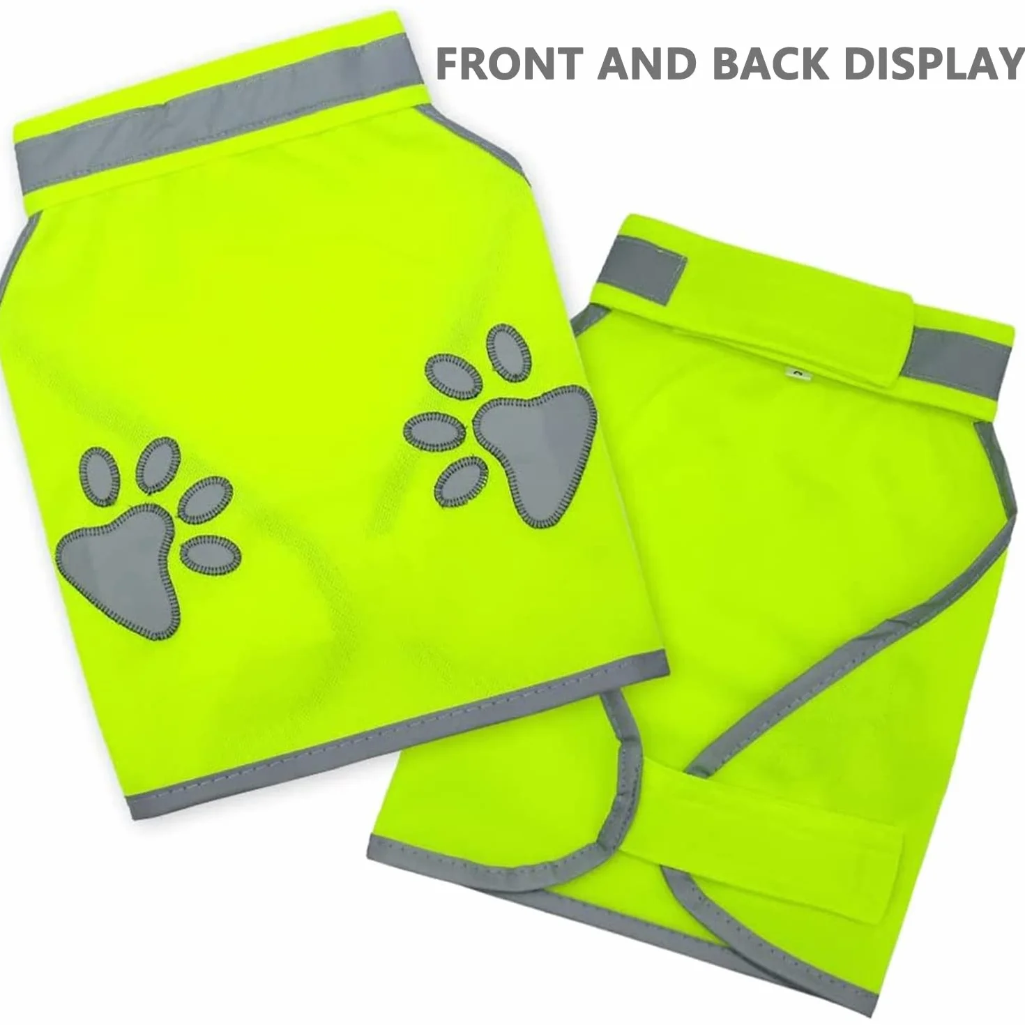 Riflettente Gilet di Sicurezza per Cani, Gilet Catarifrangente Notte ad Alta Visibilità