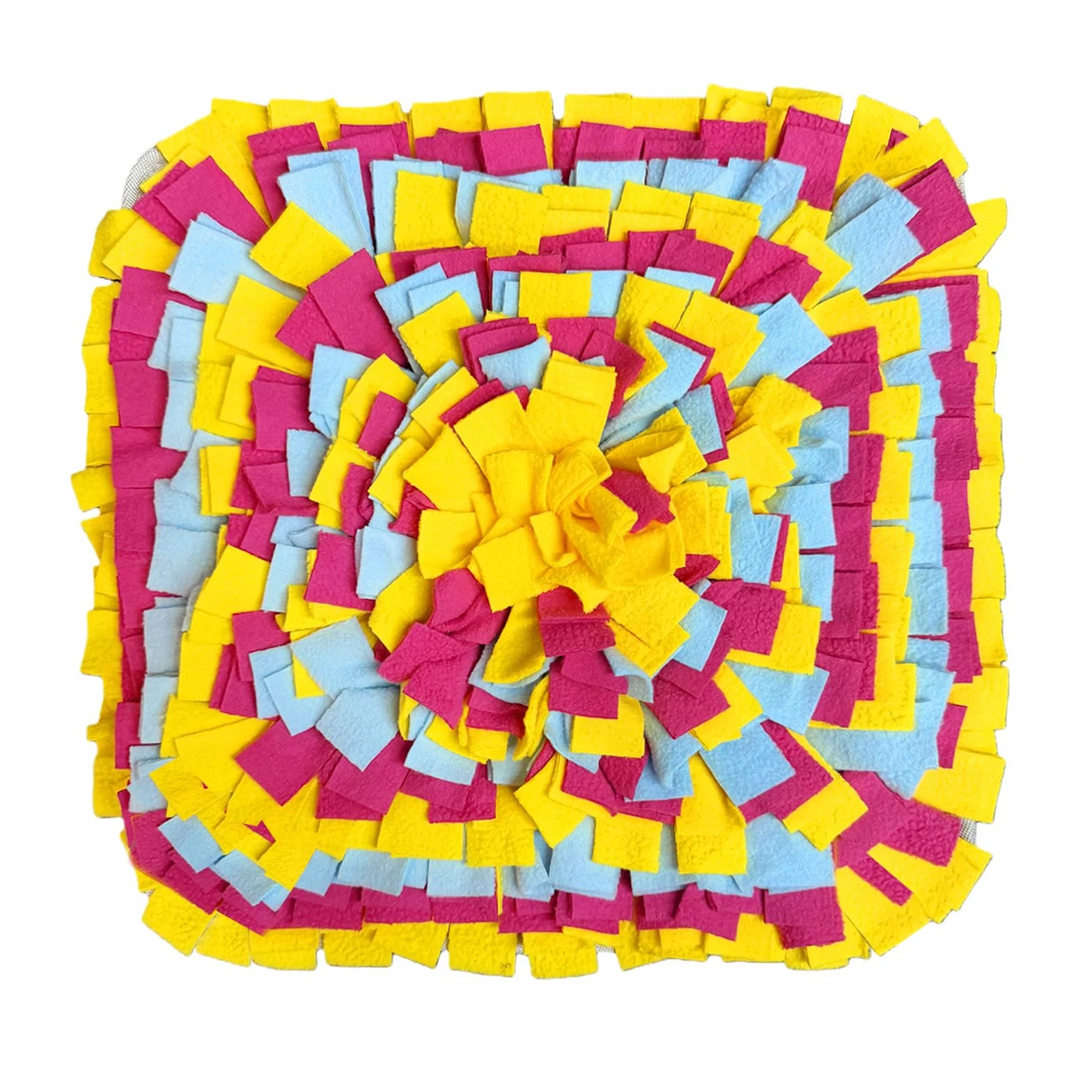 Tappeto Olfattivo Cane, 35 cm Foraggiamento Tappeto per Cani, Giochi per Cani, Lavabile Antiscivolo Tappetino Puzzle per l'allenamento Olfattivo Lo Slow Food e Il Sollievo dallo Stress