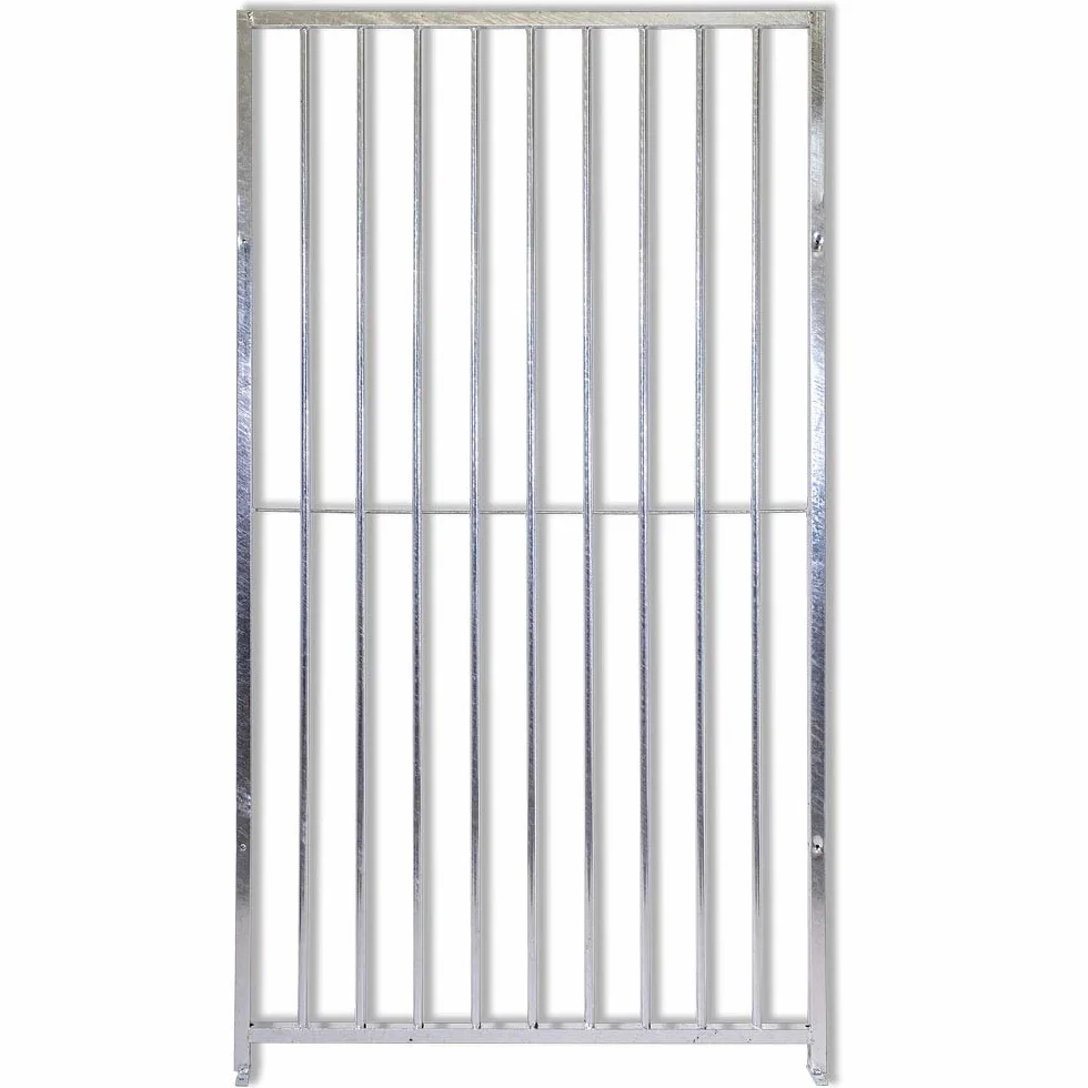 Pannelli Zincati Zincatura a Caldo Anticorrosione Recinzioni Box Cani Animali Esterno da Giardino Canili Cantieri Depositi Facile Montaggio Componibile (Pannello Griglia Tubolare 100x180h)