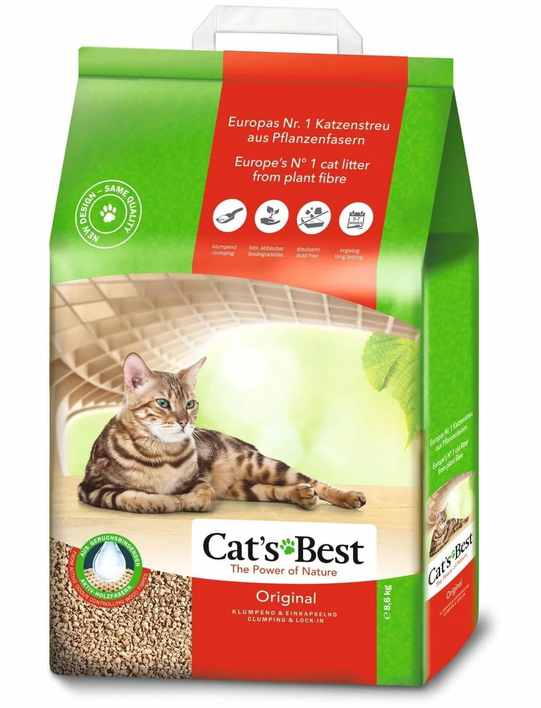Cats Best 29734 - Lettiera per Gatti, 20L / 8,6kg