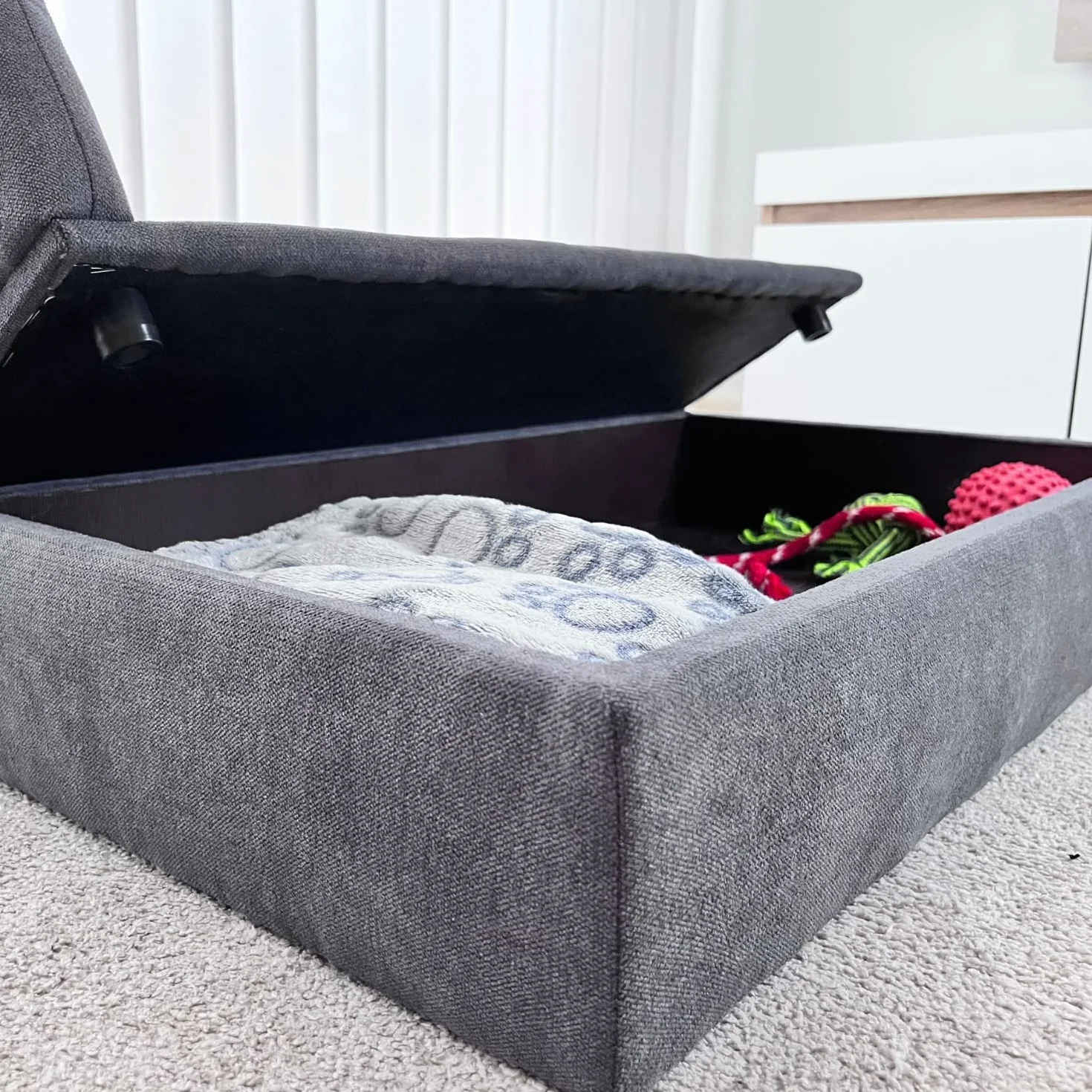 Skraut Home - Divano Letto Duque con Canapé | Animali Domestici, Cani o Gatti | Tessuto Speciale e Resistente | Comodo Schienale e Base Imbottita | 71 x 42 x 24 cm | Cani di Piccola o Media Taglia