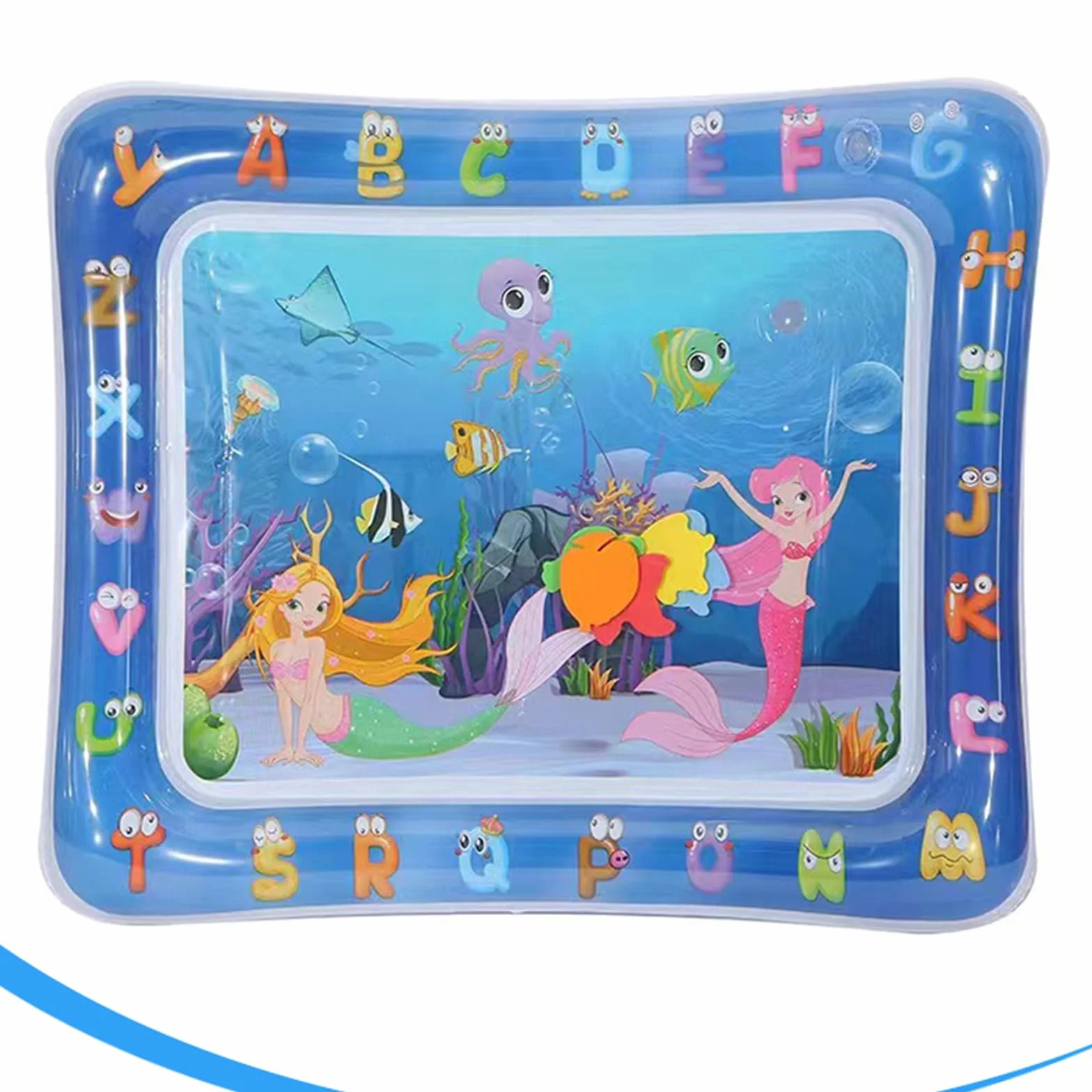 Materassino sensoriale ad acqua, tappetino da gioco ad acqua, per gatti, fresco, confortevole e spesso, per l’estate, per animali domestici (1 pz. O, 65 x 65 cm)