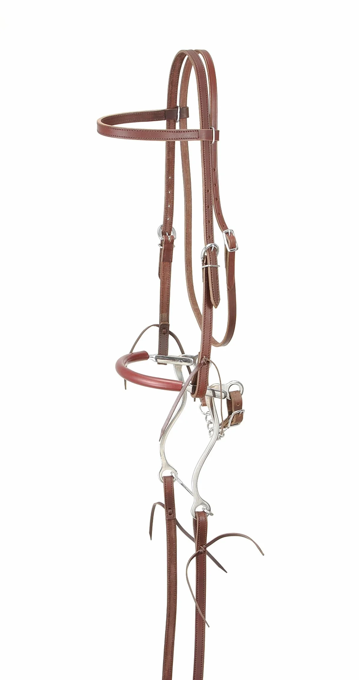 Tough 1 King Series Browband Bridle with Hackamore