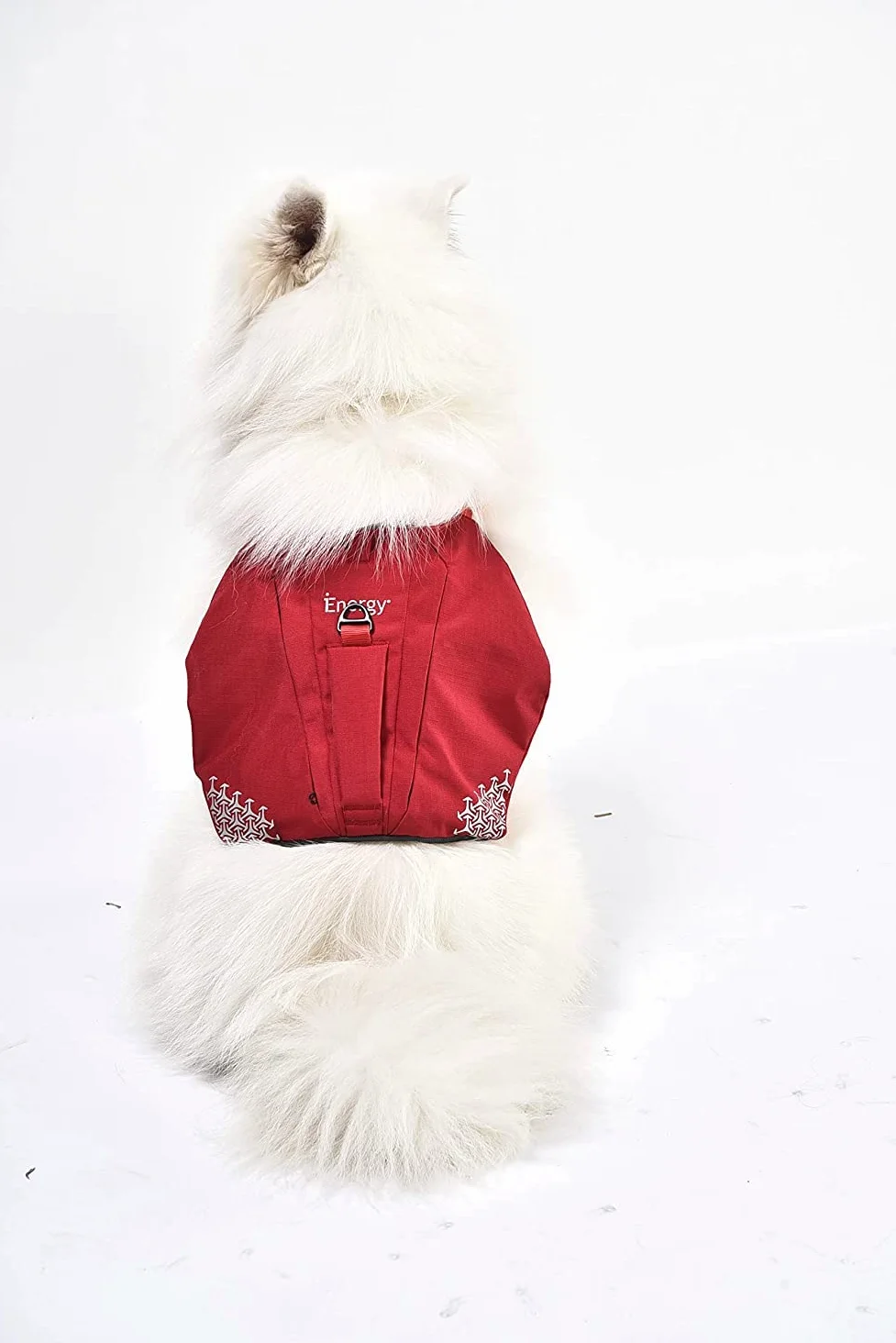 iEnergy MIC Imbracatura per cani con due borse e ideale per viaggi brevi, Imbracatura pettorale traspirante, riflettente e imbottita Imbracatura anti-trazione No Pull (XL)